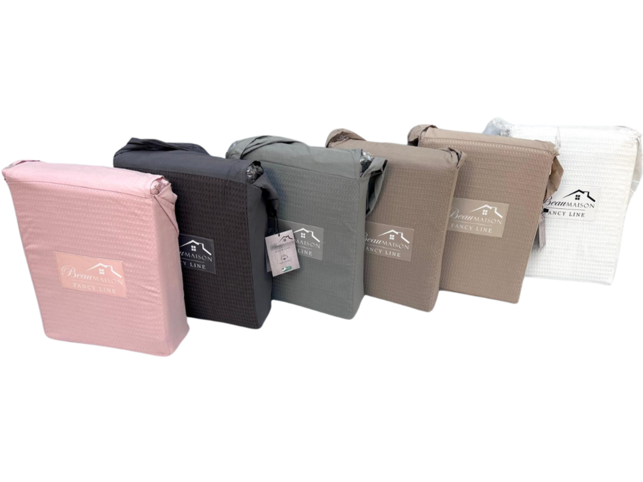 Roze Wafel Dekbedovertrek 100% Katoen - Luxe en Comfortabel