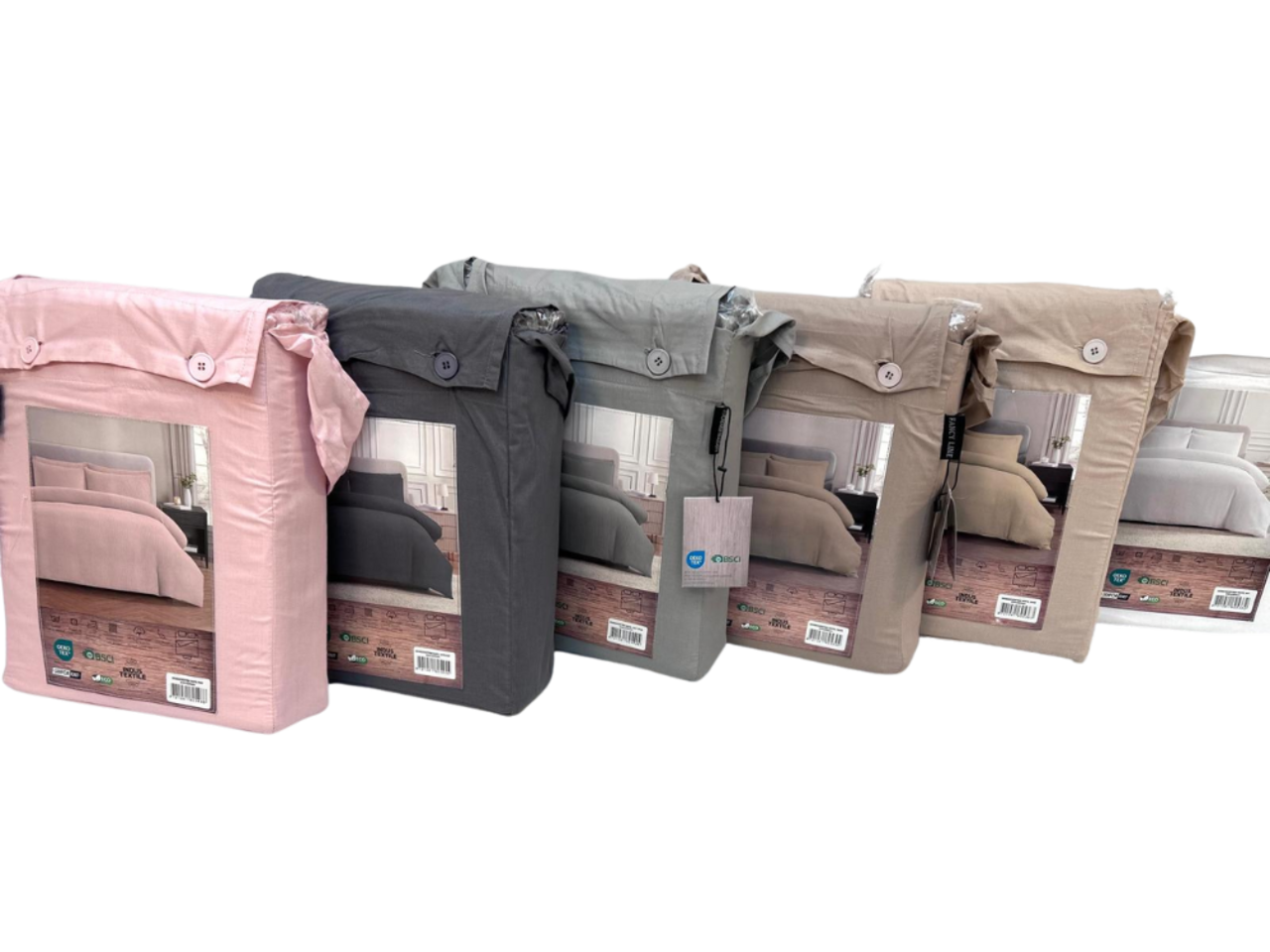 Roze Wafel Dekbedovertrek 100% Katoen - Luxe en Comfortabel