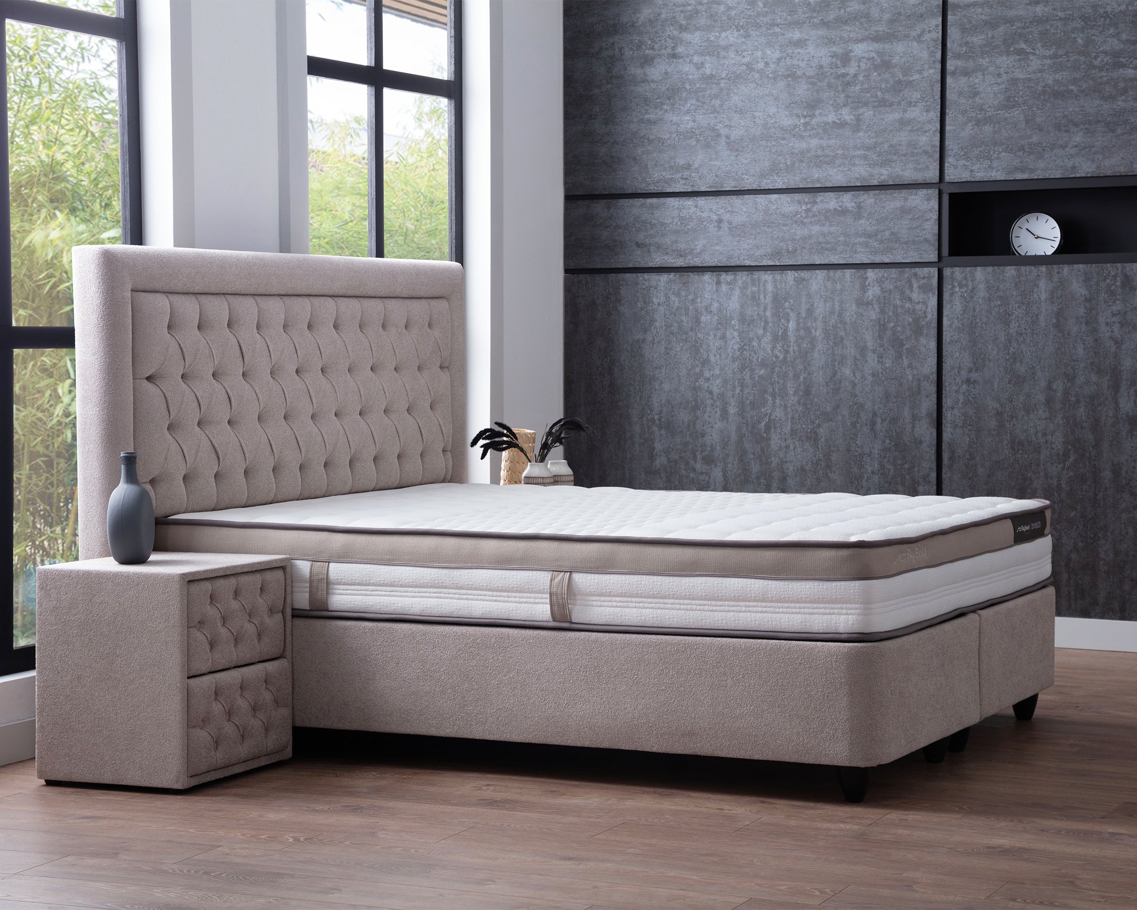 SKYBEDD ® - Boxspring met opbergruimte Oxybedd