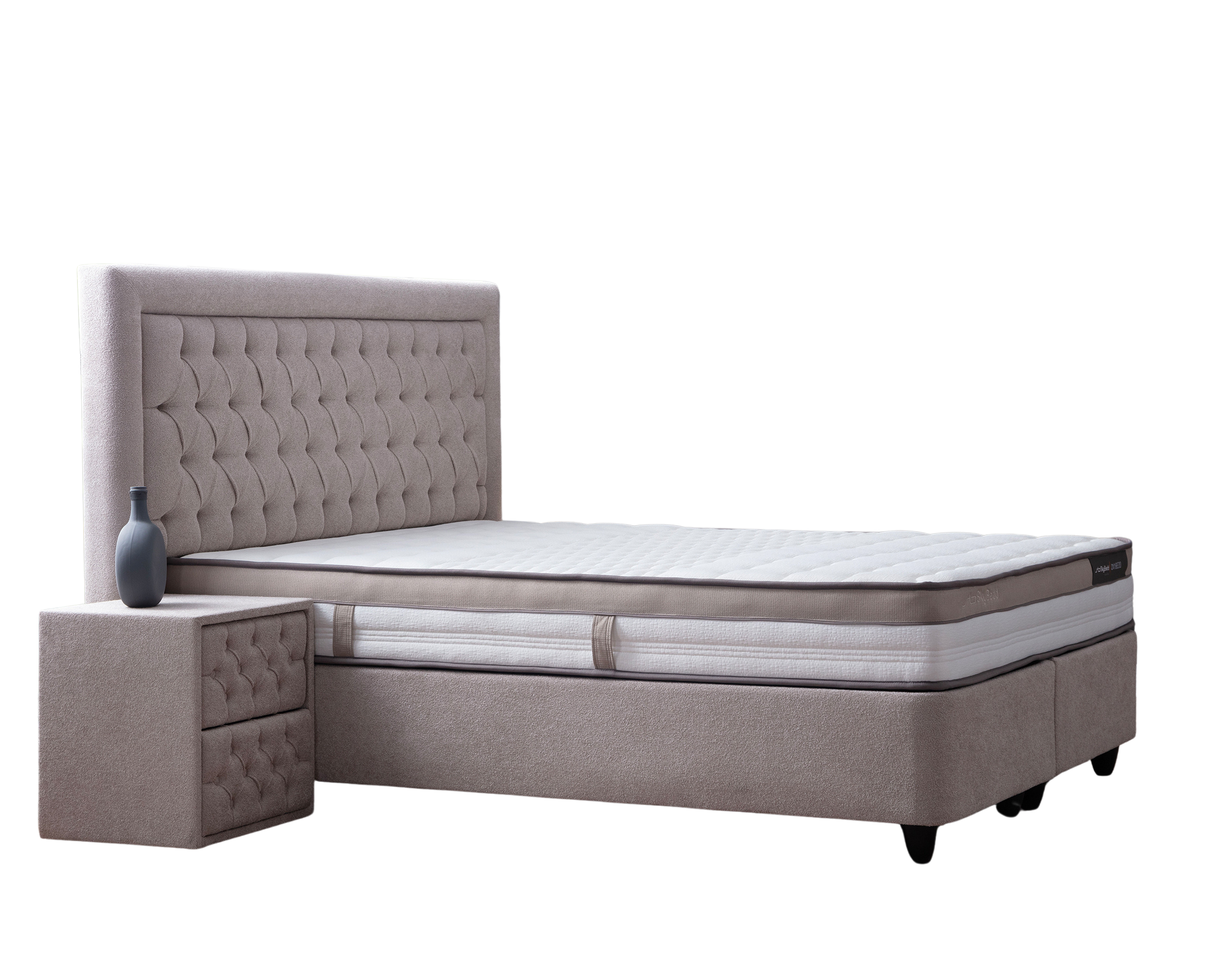 SKYBEDD ® - Boxspring met opbergruimte Oxybedd
