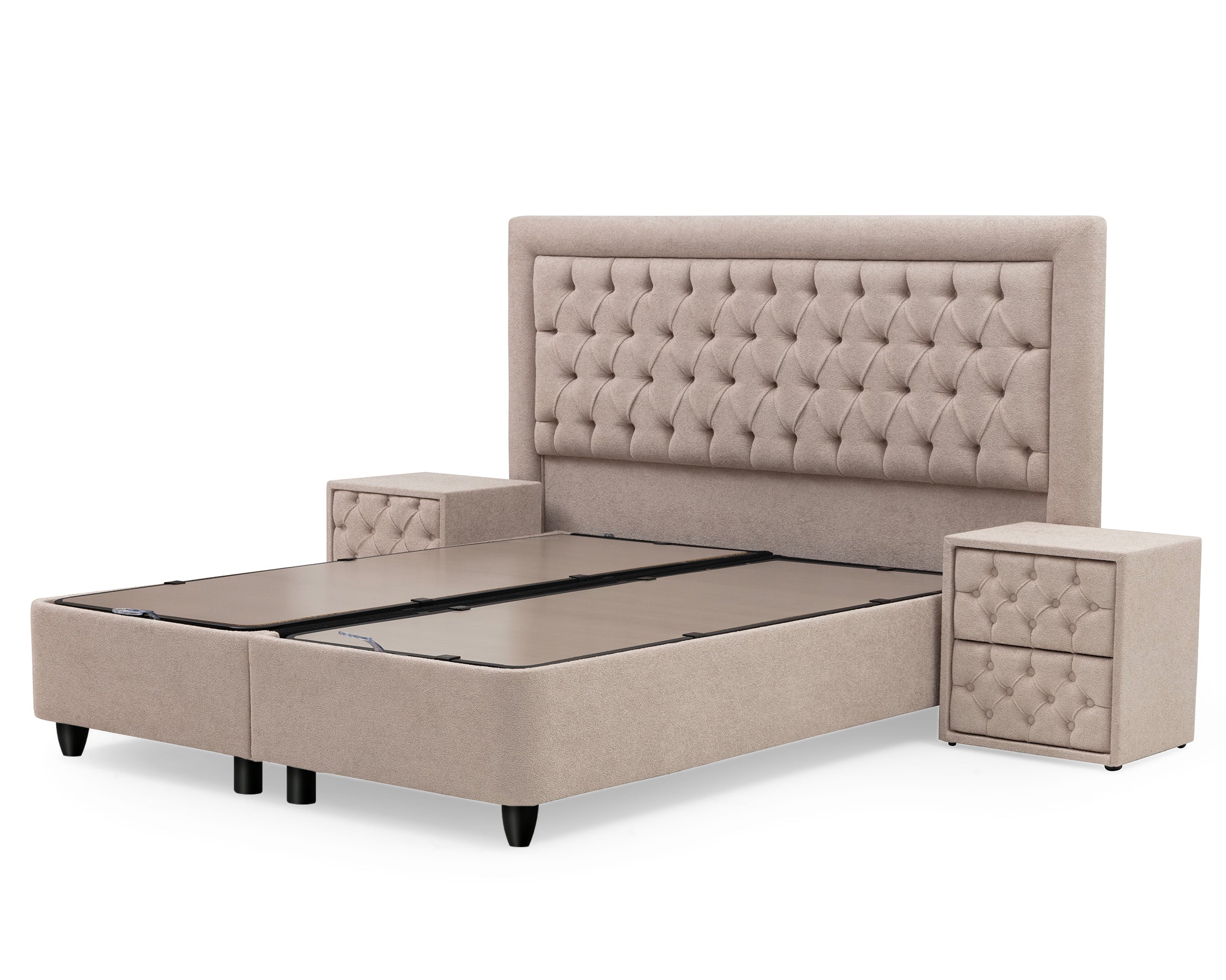 SKYBEDD ® - Boxspring met opbergruimte Oxybedd
