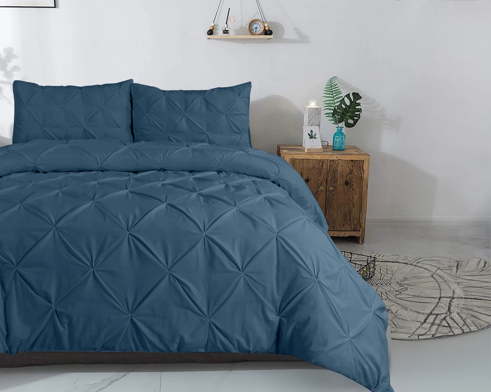 Salvador Dekbedovertrek Blauw - Zacht geweven katoen - Luxe uitstraling - Anti-allergisch