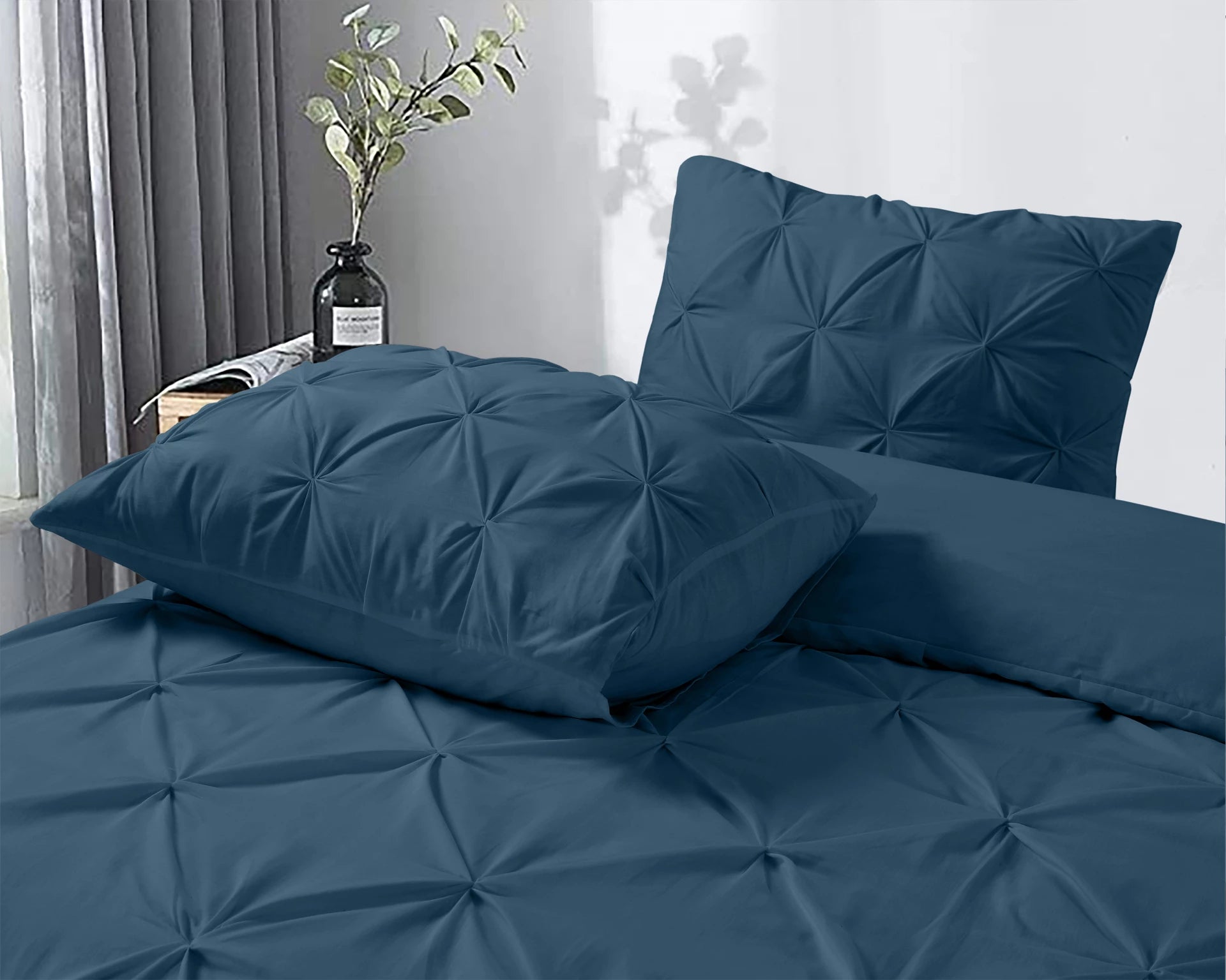 Salvador Dekbedovertrek Blauw - Zacht geweven katoen - Luxe uitstraling - Anti-allergisch