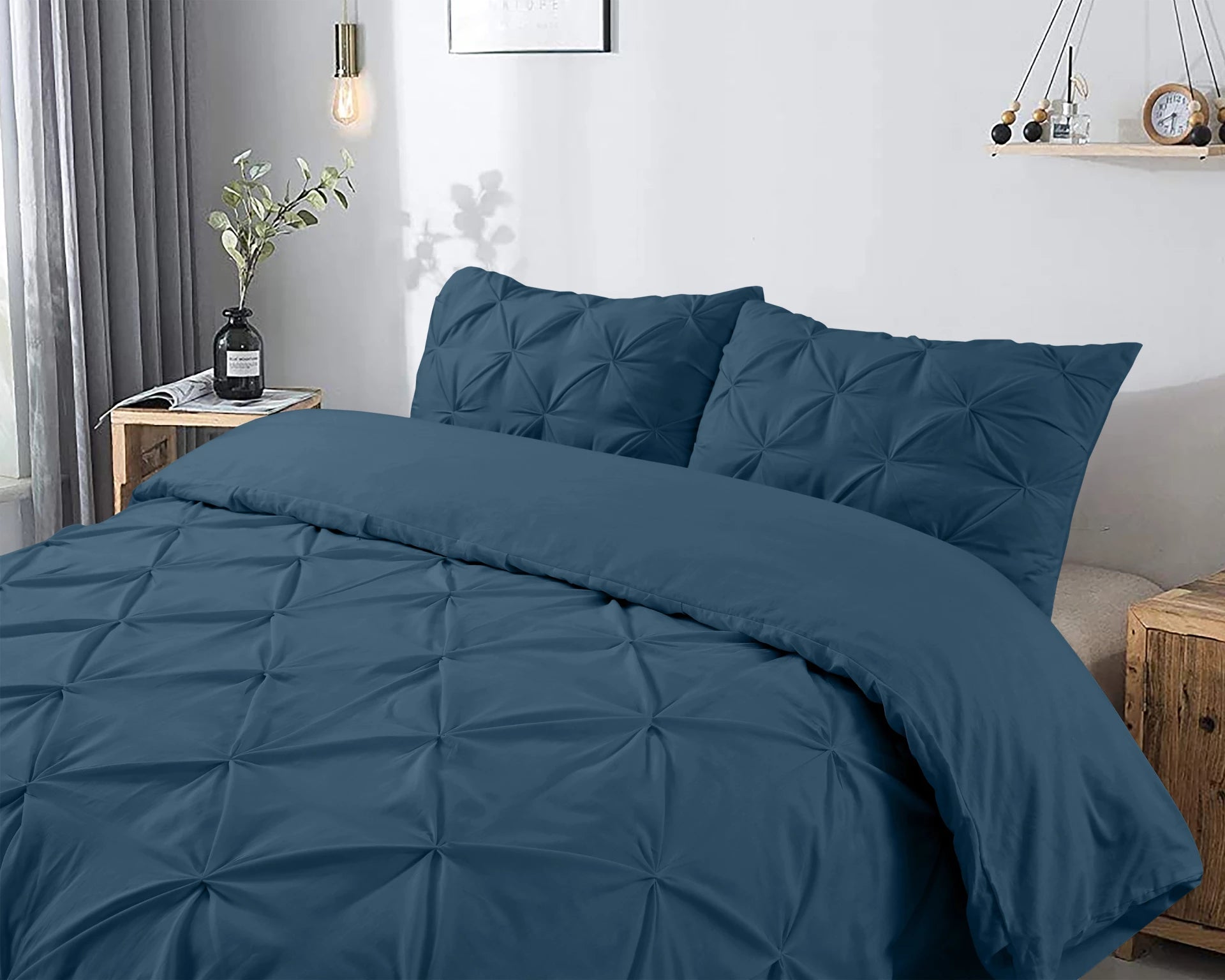 Salvador Dekbedovertrek Blauw - Zacht geweven katoen - Luxe uitstraling - Anti-allergisch