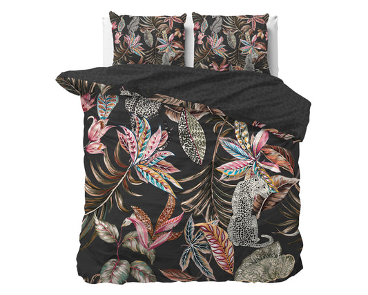 Santino Multi Dekbedovertrek - Luxe Satijn - Hoge kwaliteit - Trendy prints