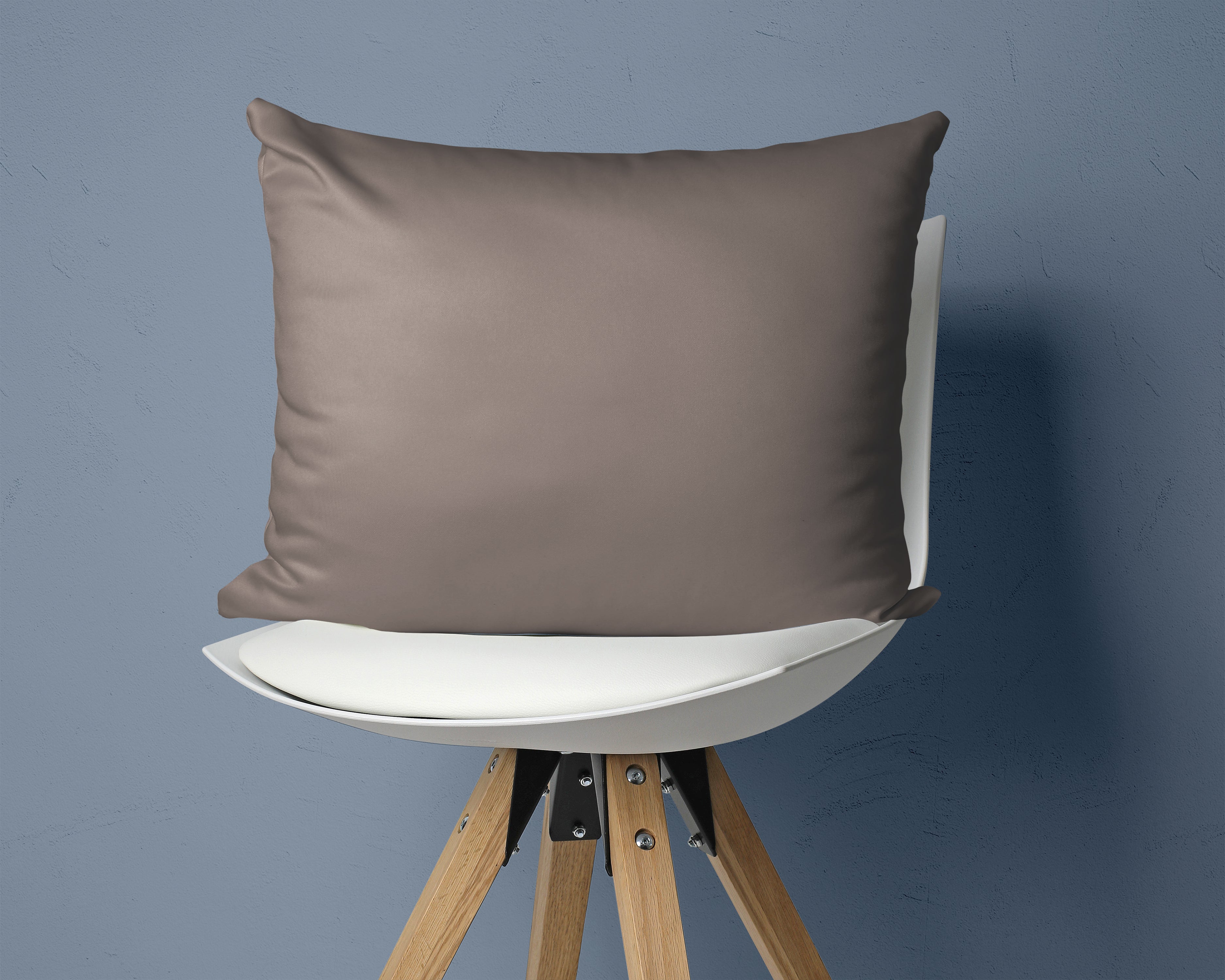 Satijnen 2 in 1 Kussenslopen Taupe - Luxe satijn - Premium kwaliteit - 2 stuks in 1 verpakking