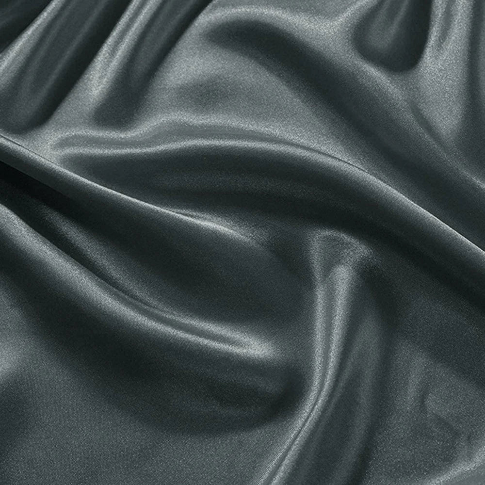 Satijnen Hoeslaken Antraciet – Luxe & Zacht