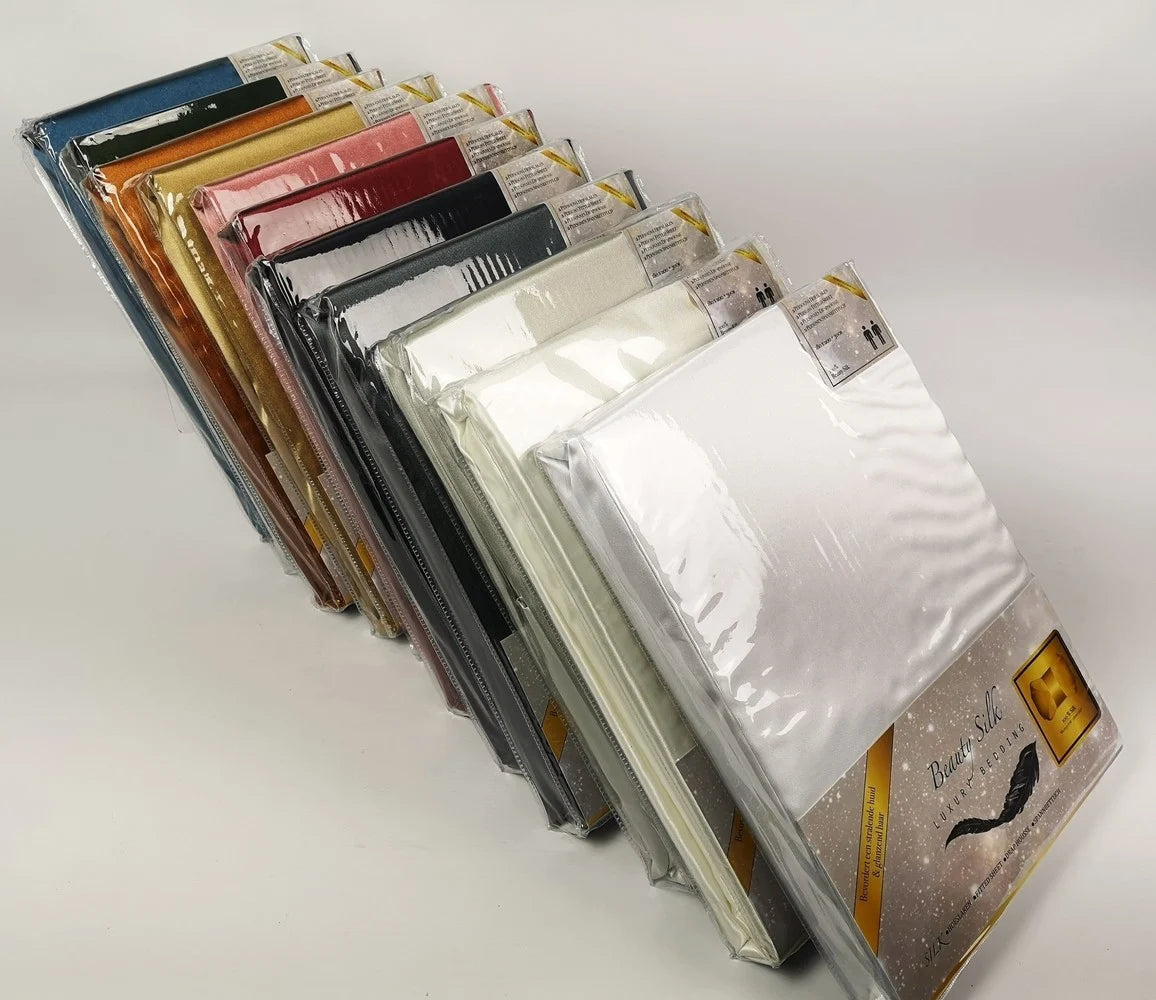 Satin Fitted Sheet Old Pink | Rose Gold – Soft, Shiny &amp; Skin-Friendly