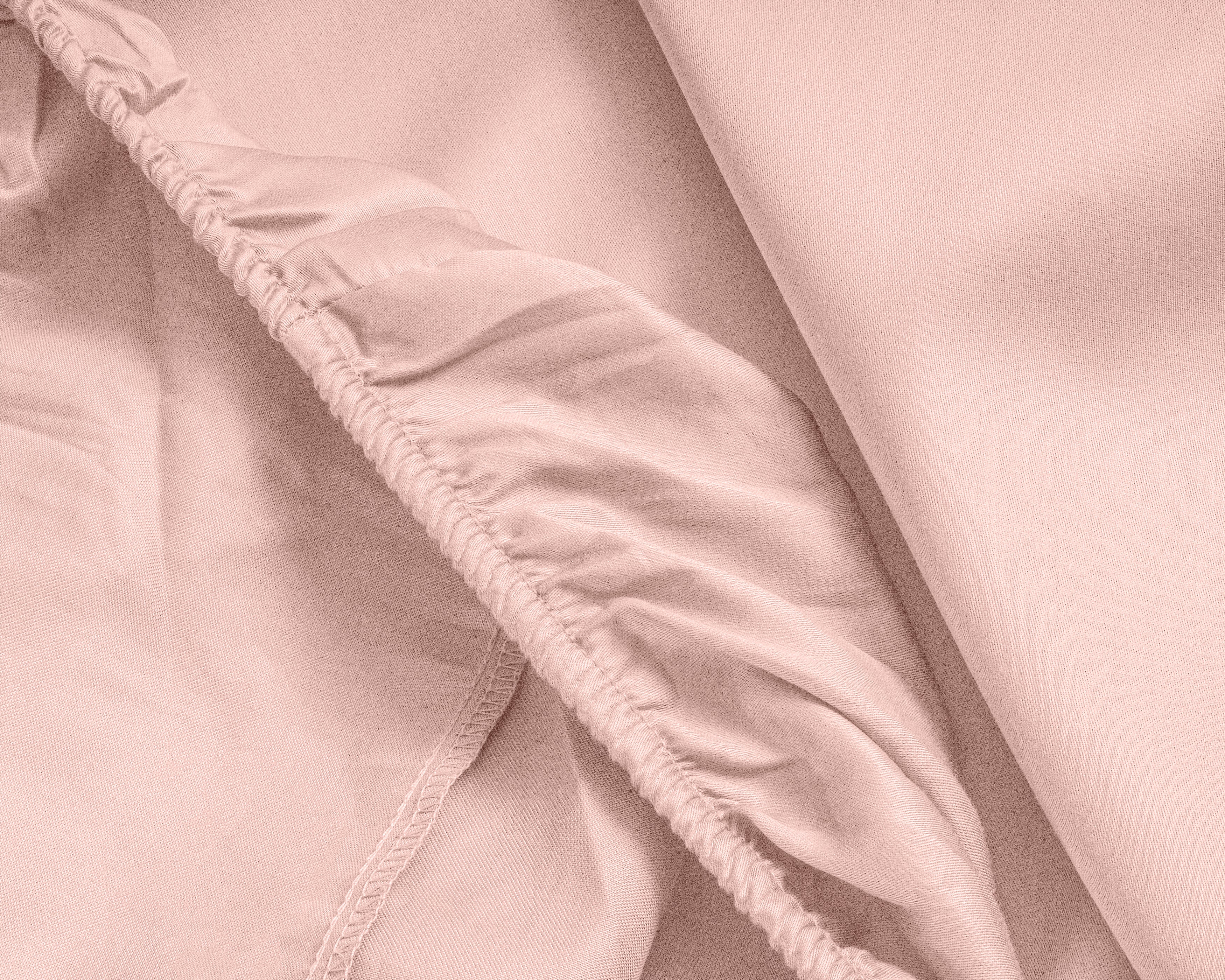 Satin Fitted Sheet Pink - Reactive washed - Soft, smooth, breathable and has a light sheen - Free from harmful substances and skin-friendly