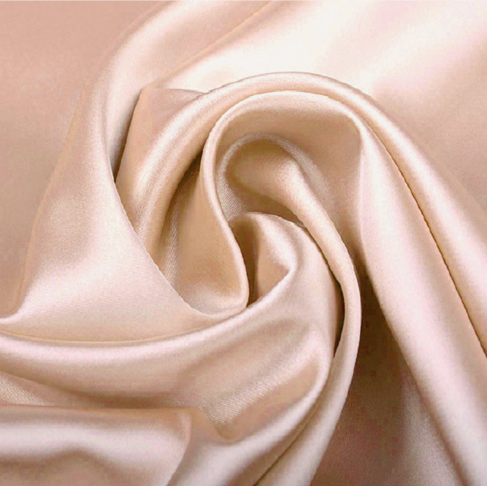Satijnen Hoeslaken Taupe/Champagne | Zacht & Luxe Beddengoed