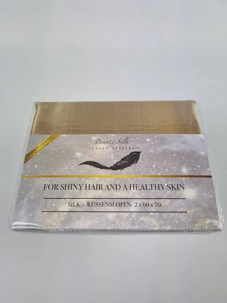 Satin Pillowcases Champagne Gold – Luxury for Hair and Skin
