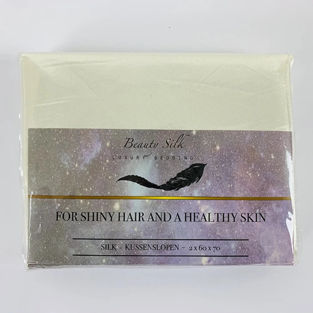 Satin Pillowcases Cream - Care for your Skin and Hair (2 pieces)