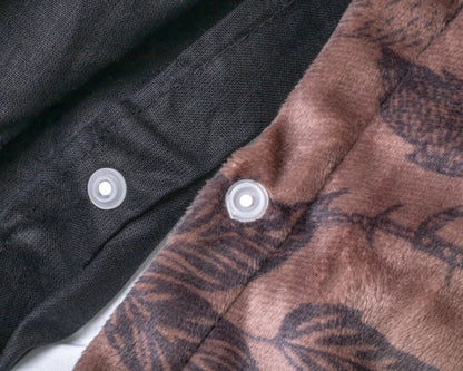 Signature Velvet Katoen Dekbedovertrek Jonas Bruin - Super zacht geweven - Uniek Design - Luxe gevoel
