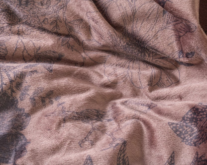 Signature Velvet Katoen Dekbedovertrek Jonas Bruin - Super zacht geweven - Uniek Design - Luxe gevoel