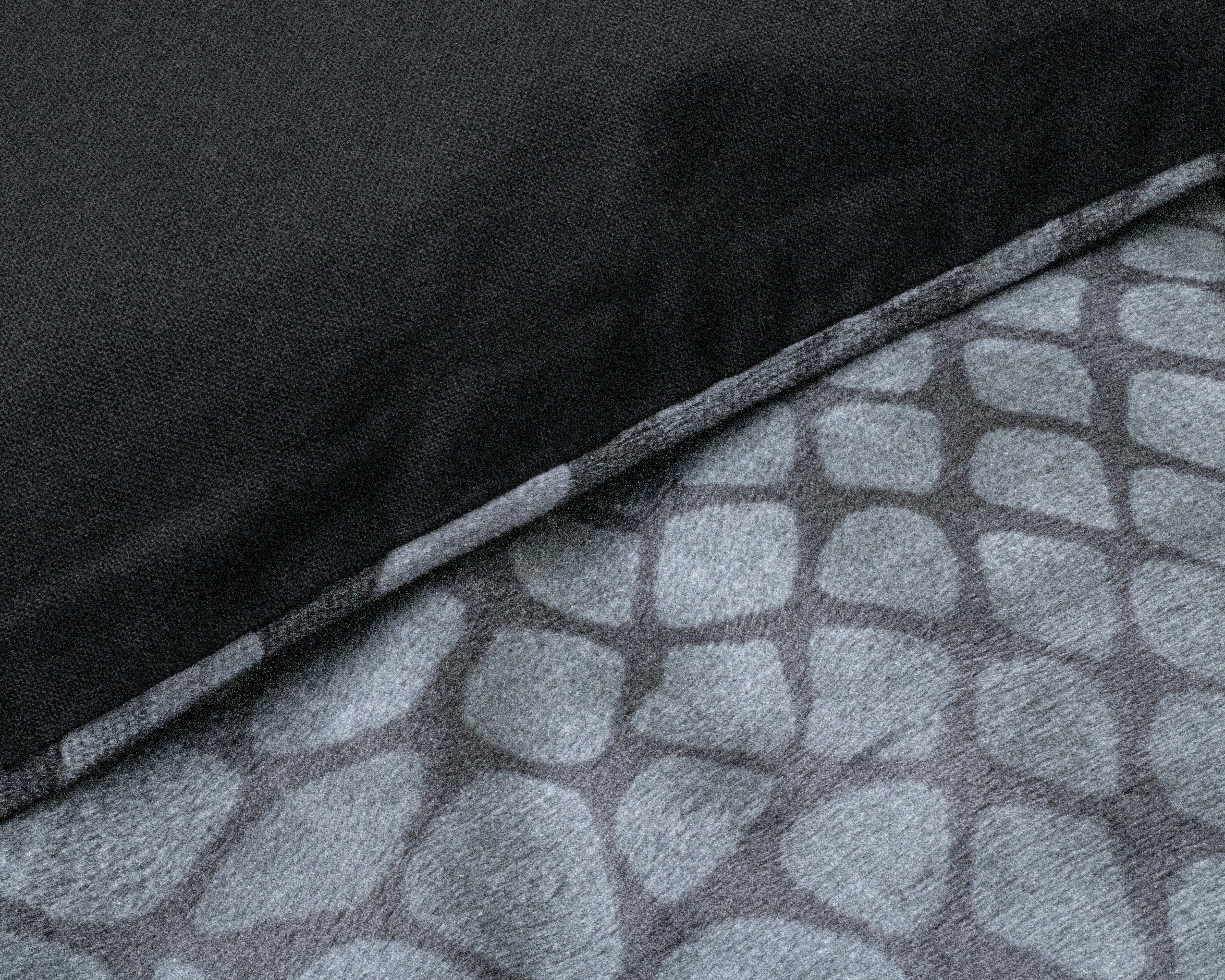 Signature Velvet Katoen Dekbedovertrek Mente Grijs - Super zacht geweven - Uniek Design - Luxe gevoel