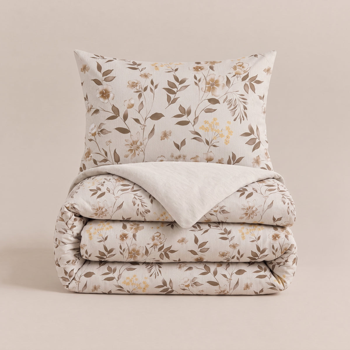 Sleeptime Dekbed - Bianca Beige - Voor het hele jaar + Kussenslopen
