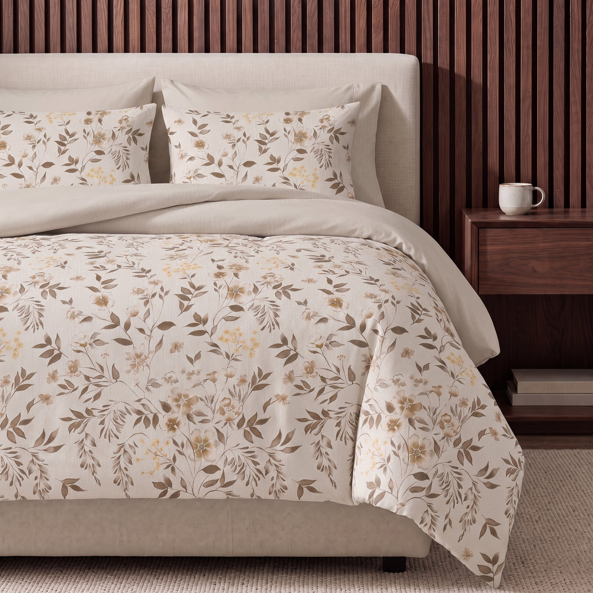 Sleeptime Dekbed - Bianca Beige - Voor het hele jaar + Kussenslopen