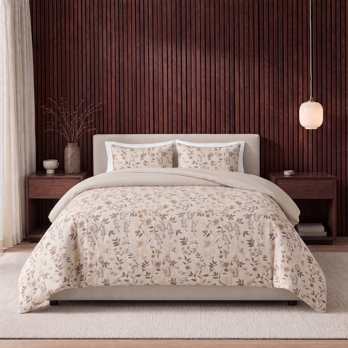 Sleeptime Dekbed - Bianca Beige - Voor het hele jaar + Kussenslopen