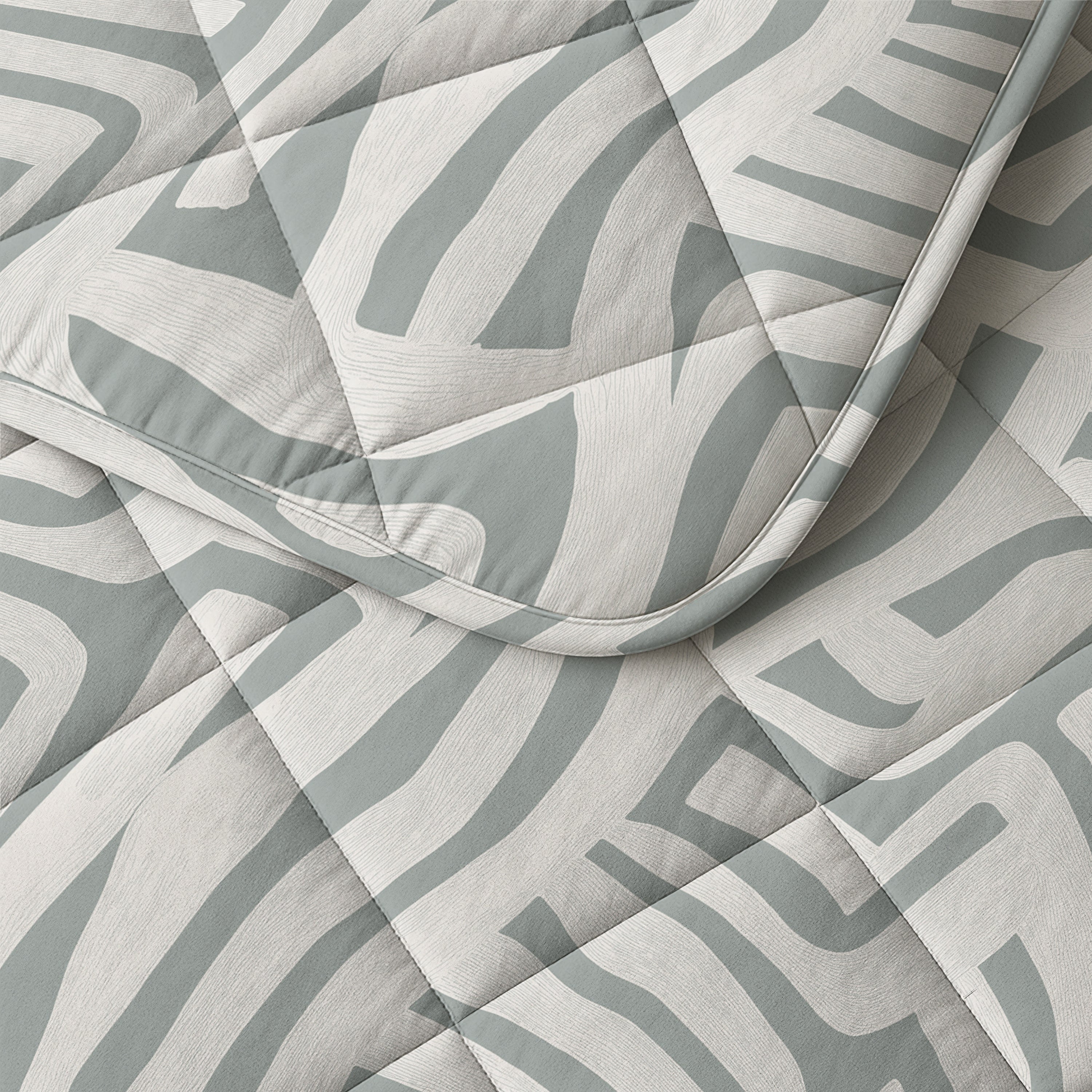 Sleeptime Dekbed - Eran Groen - Voor het hele jaar + Kussenslopen