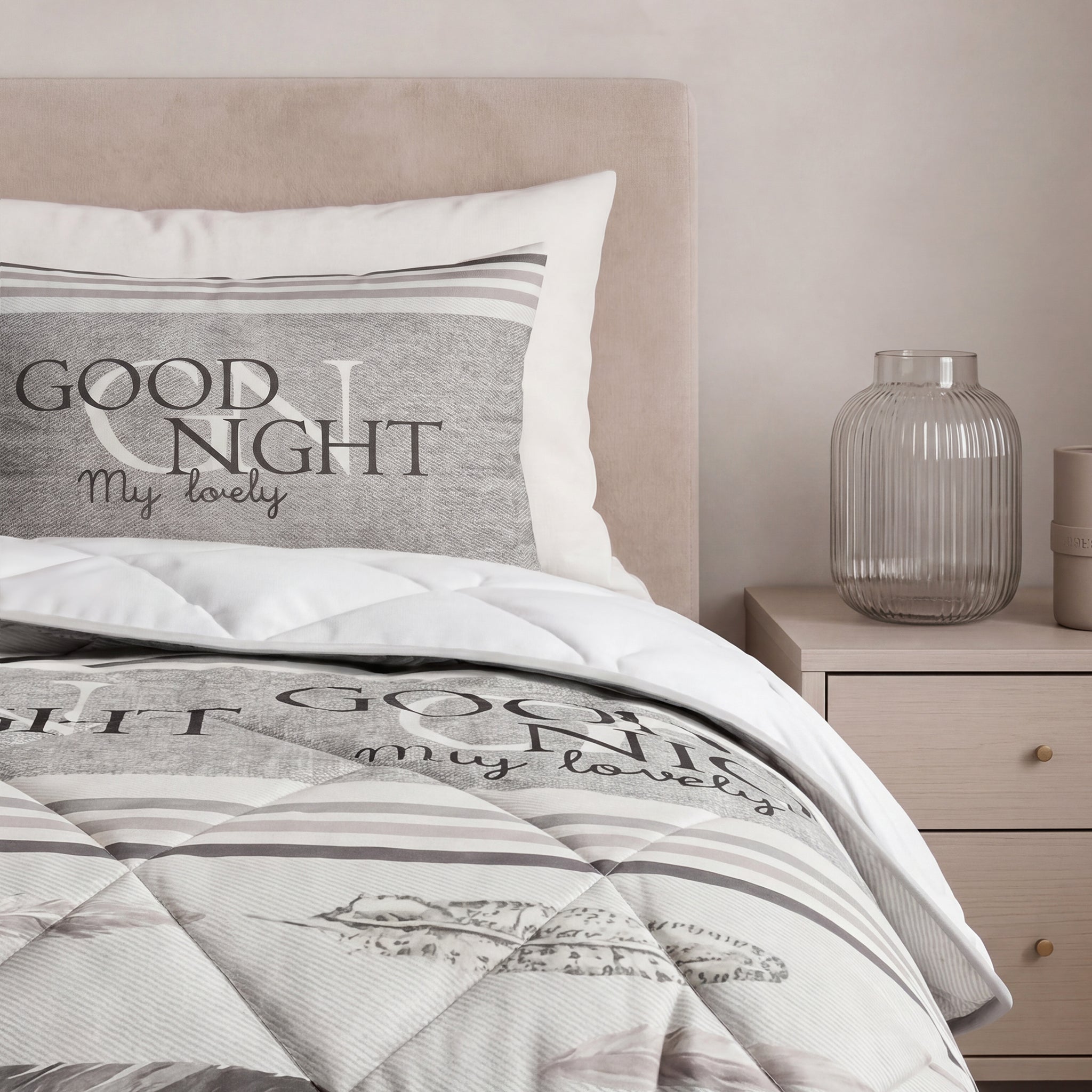 Sleeptime Dekbed - Goodnight Zand - Voor het hele jaar + Kussenslopen