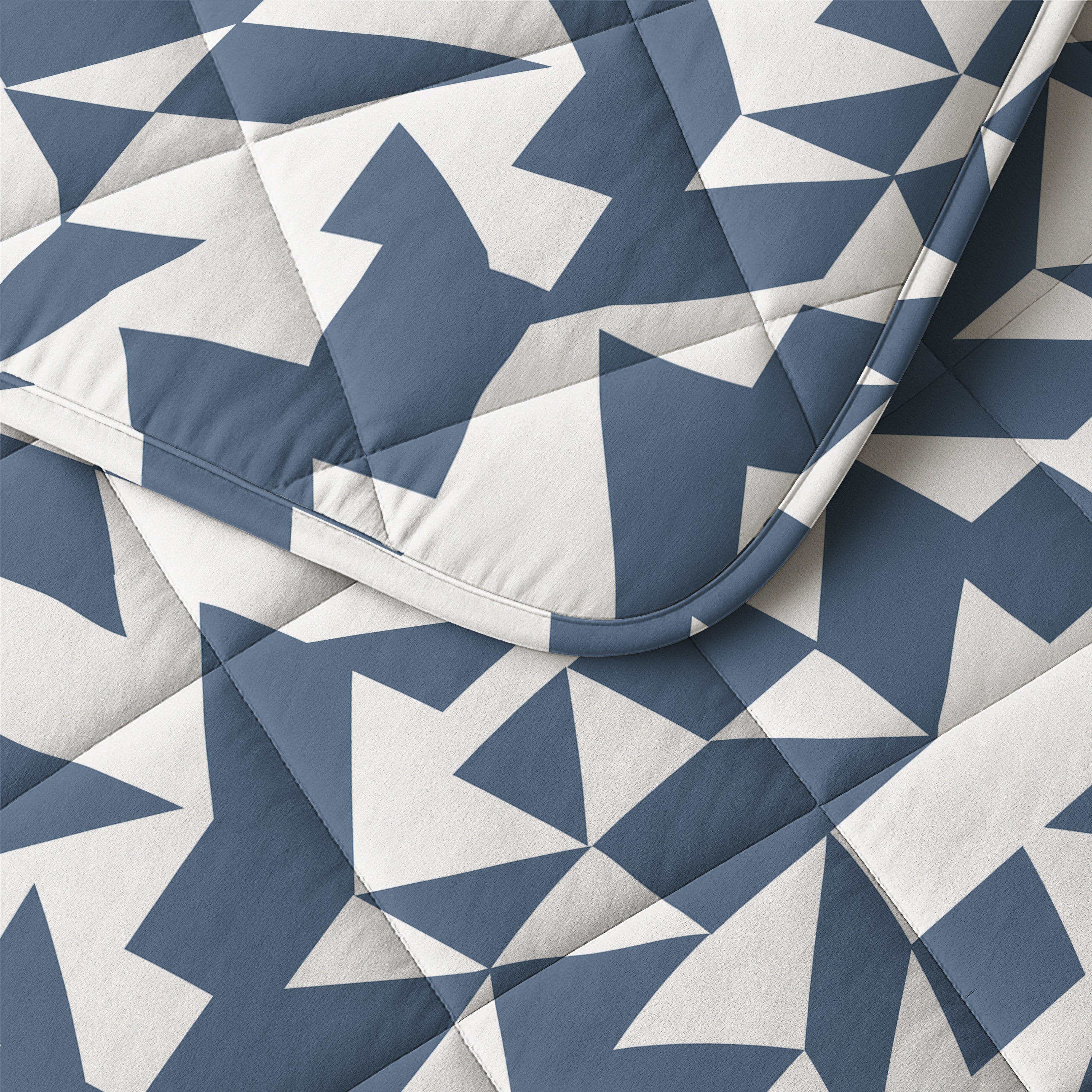 Sleeptime Dekbed - Mado Blauw - Voor het hele jaar + Kussenslopen