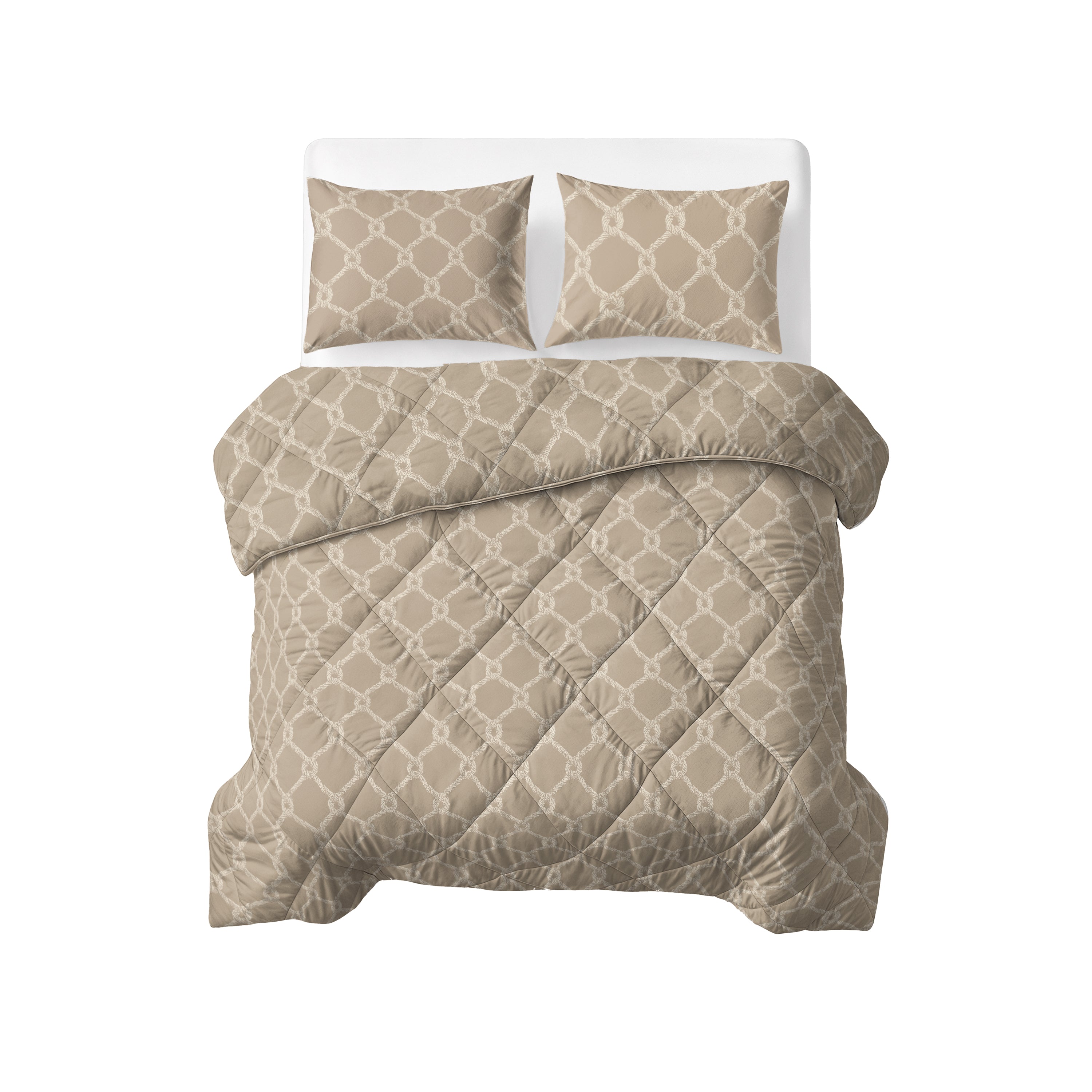 Sleeptime Dekbed - Venzo Zand - Voor het hele jaar + Kussenslopen