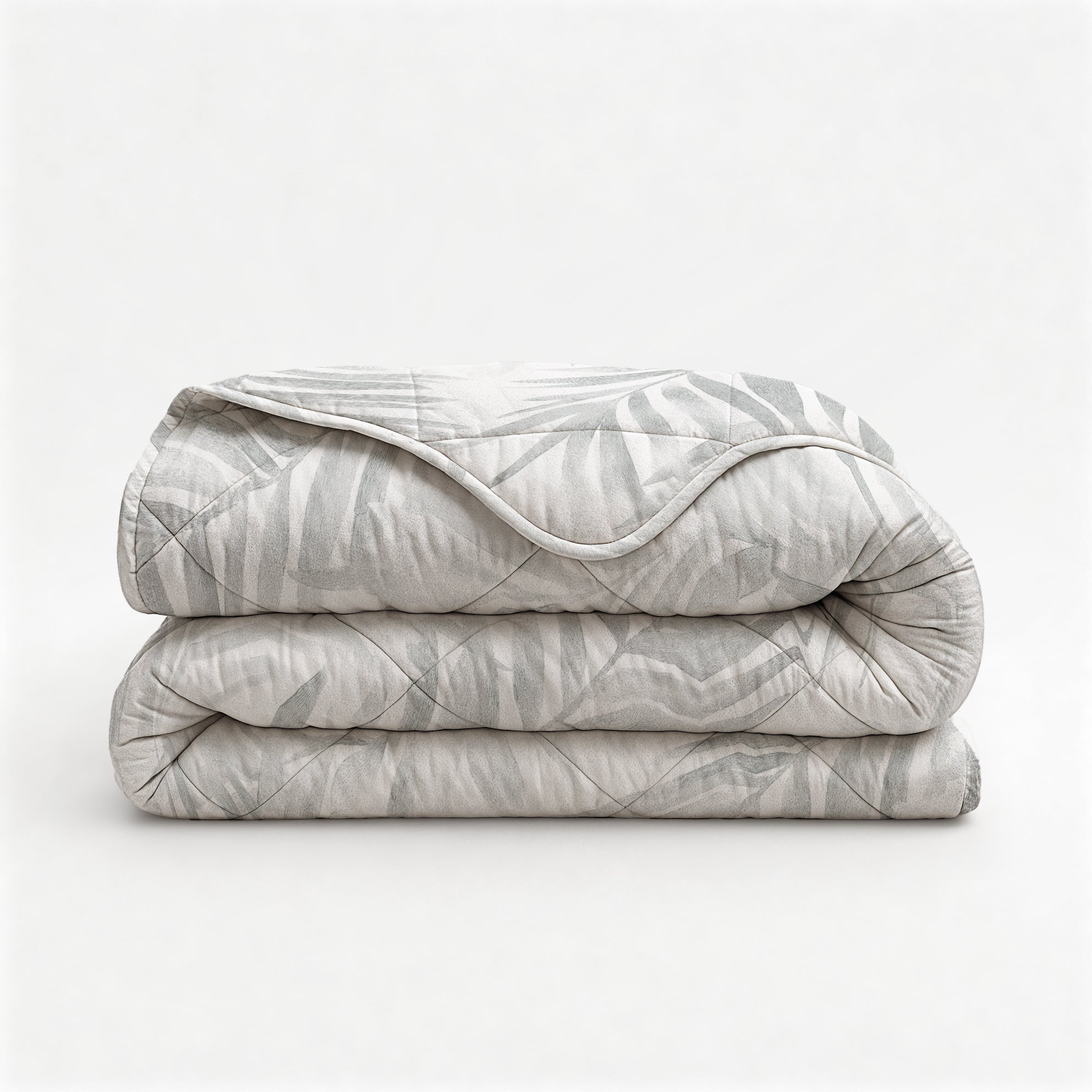 Sleeptime Katoenen Dekbed - Vinto Wit/Grijs - Voor het hele jaar