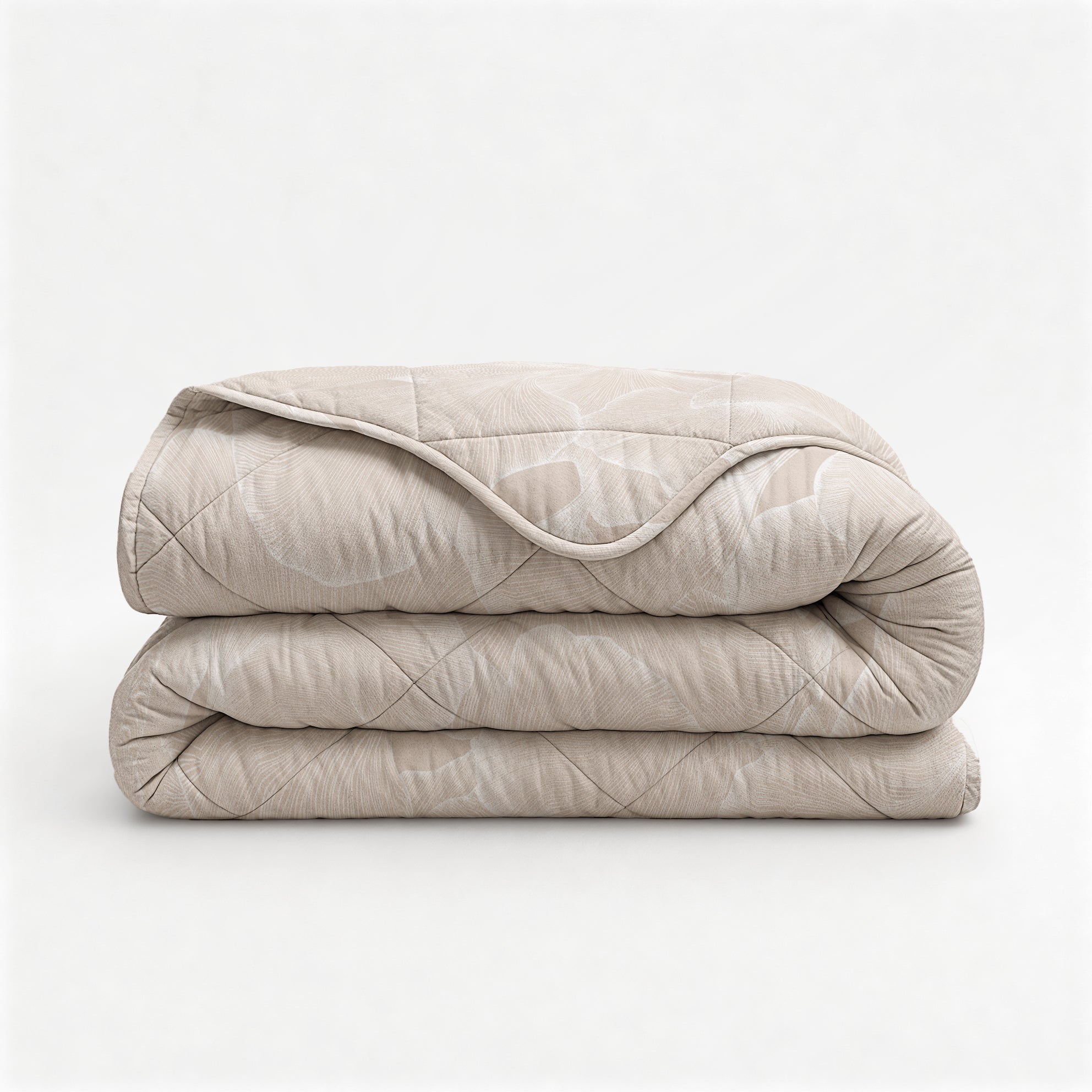 Sleeptime Katoenen Dekbed - Zeke Beige - Voor het hele jaar