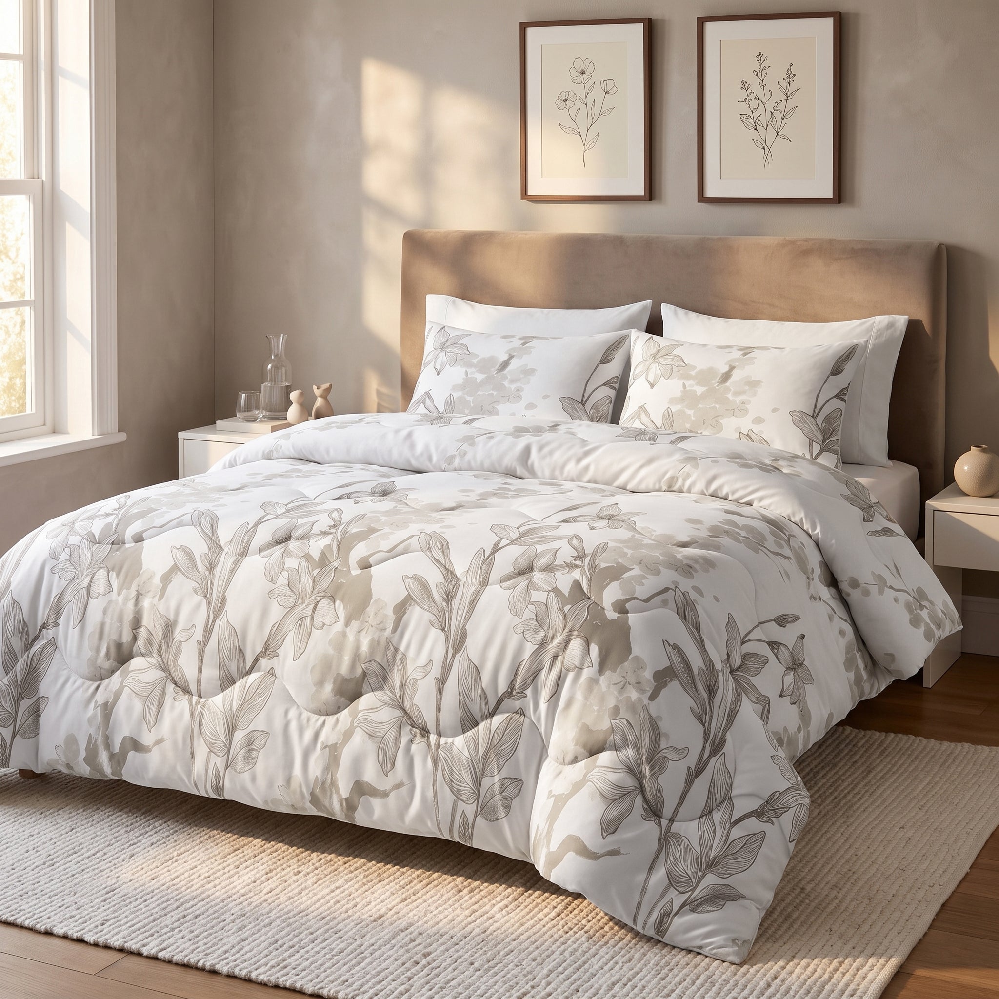 Sleeptime Lazy Dekbed - Flynn Wit - Voor het hele jaar + Slopen