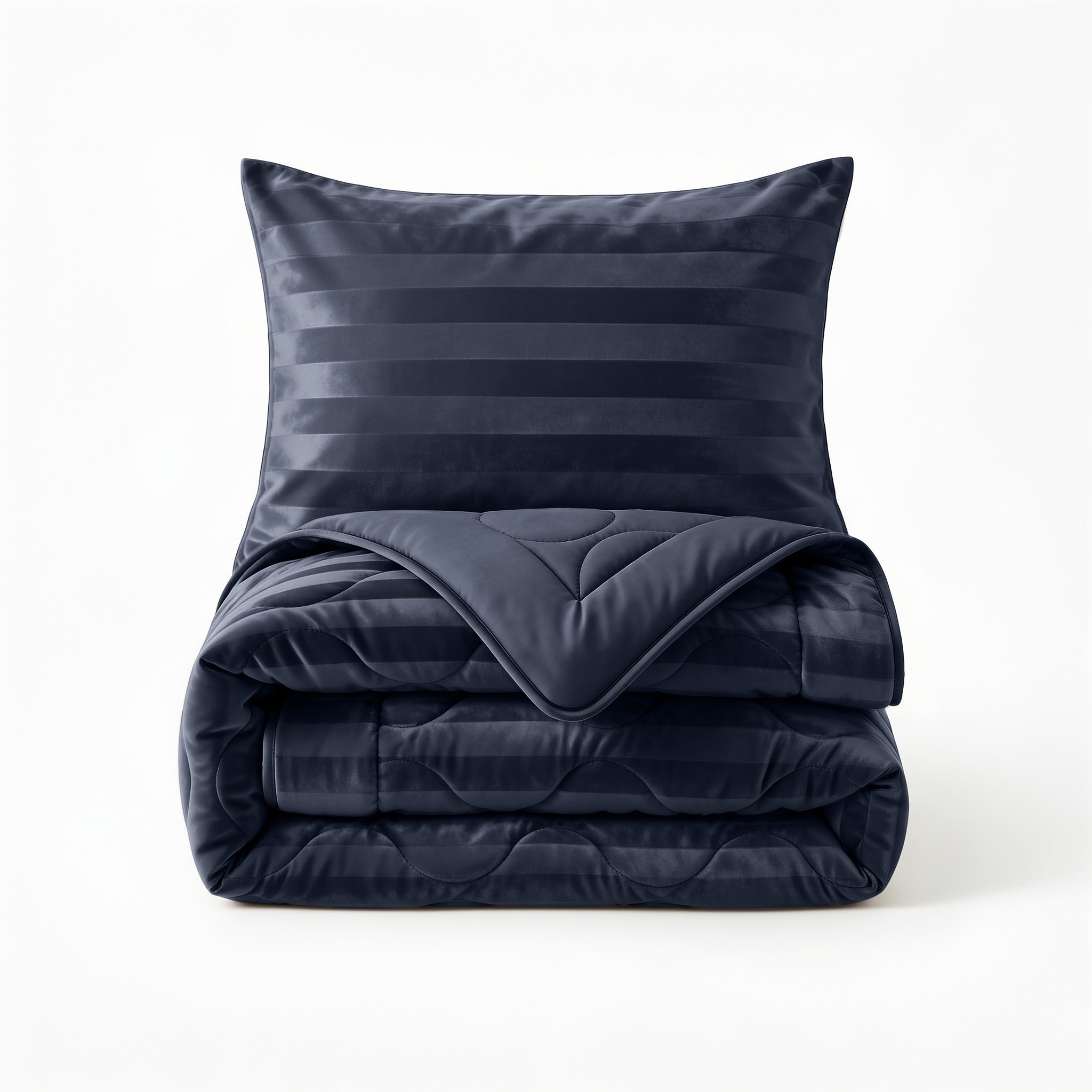 Sleeptime Lazy Dekbed - Hotel Velvet - Navy Blauw - Voor het hele jaar