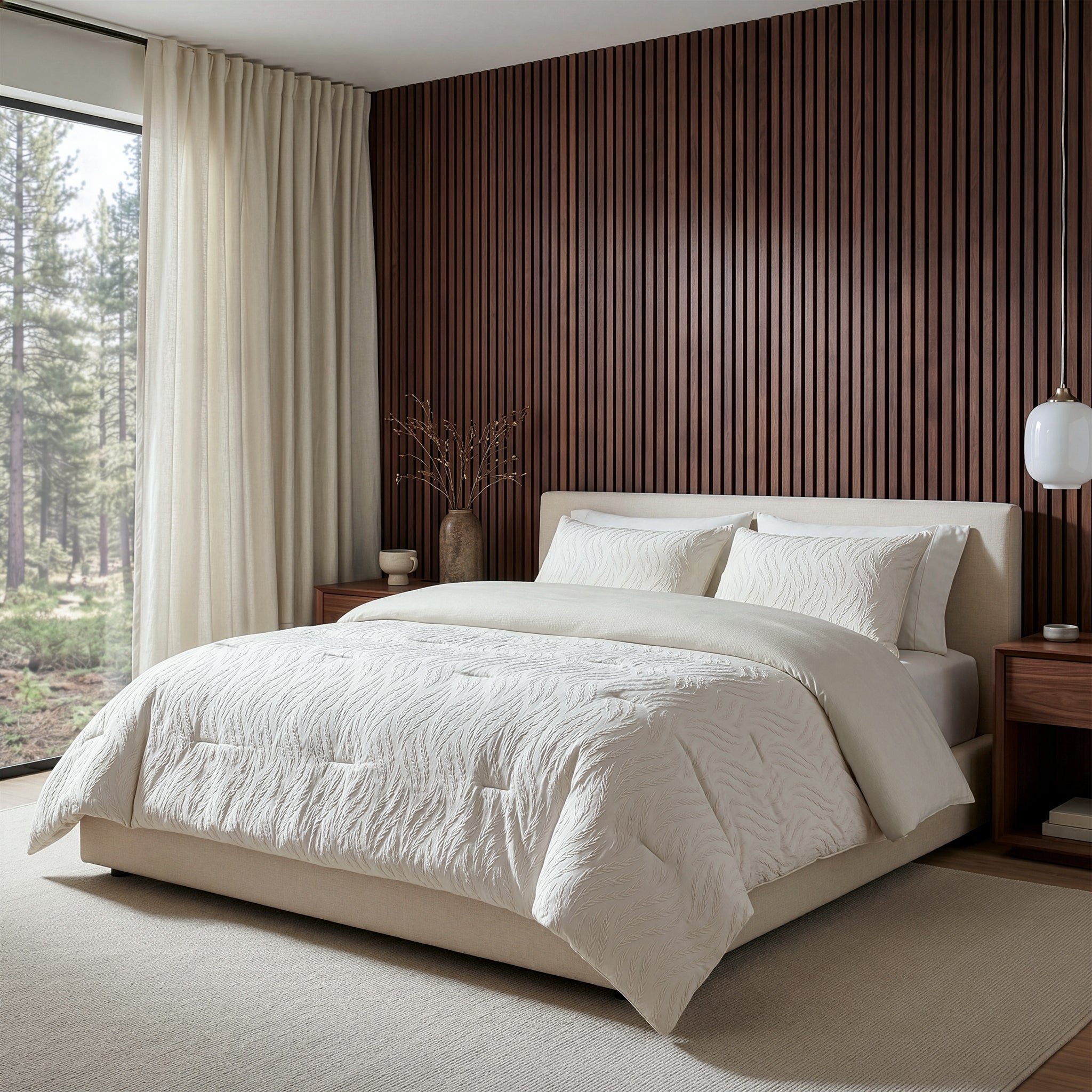 Sleeptime Lazy Dekbed - Rafa Beige - Voor het hele jaar + Kussenslopen