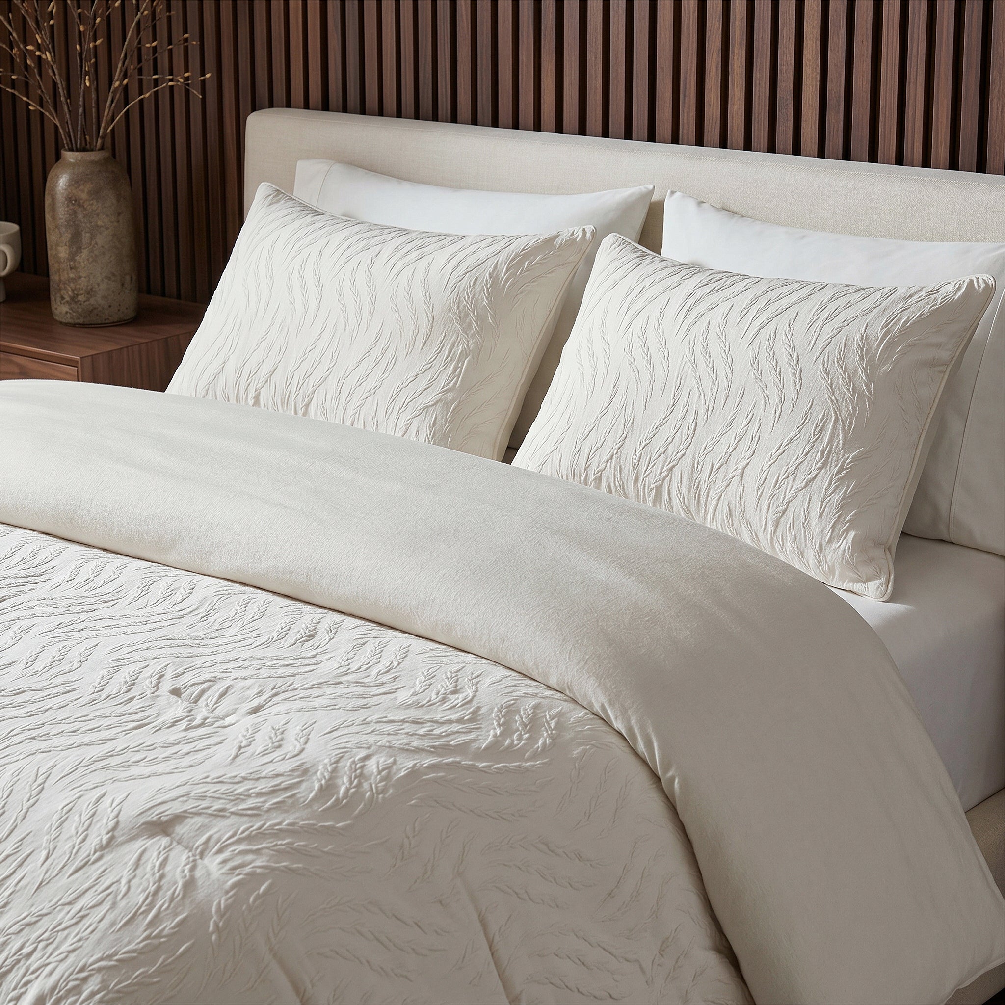 Sleeptime Lazy Dekbed - Rafa Beige - Voor het hele jaar + Kussenslopen