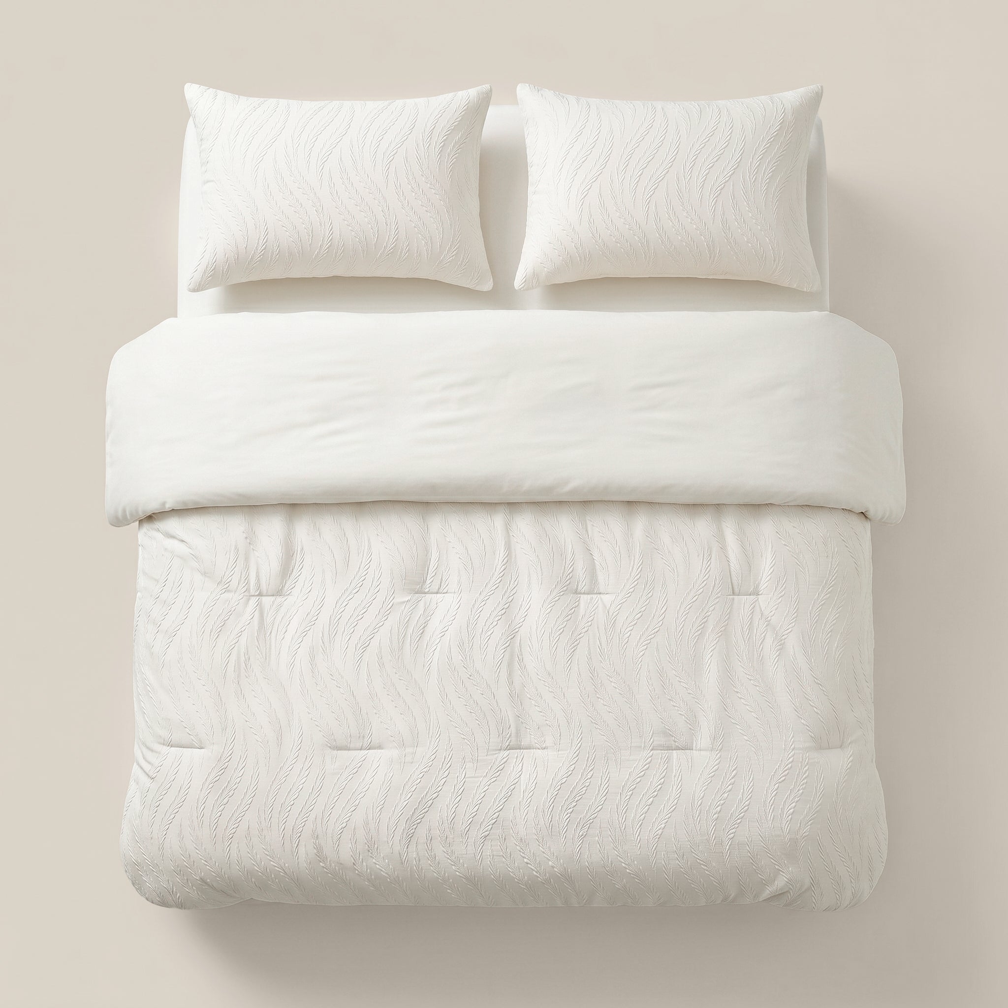 Sleeptime Lazy Dekbed - Rafa Beige - Voor het hele jaar + Kussenslopen