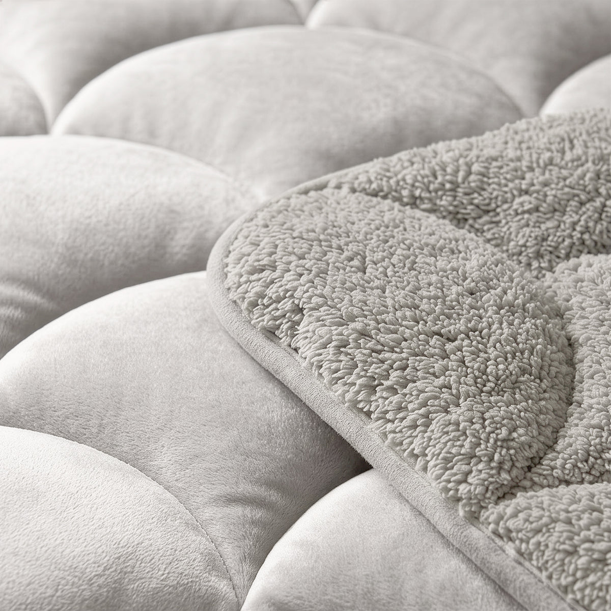 Sleeptime Lazy Dekbed - Teddy/Velvet - Beige - Met kussenslopen