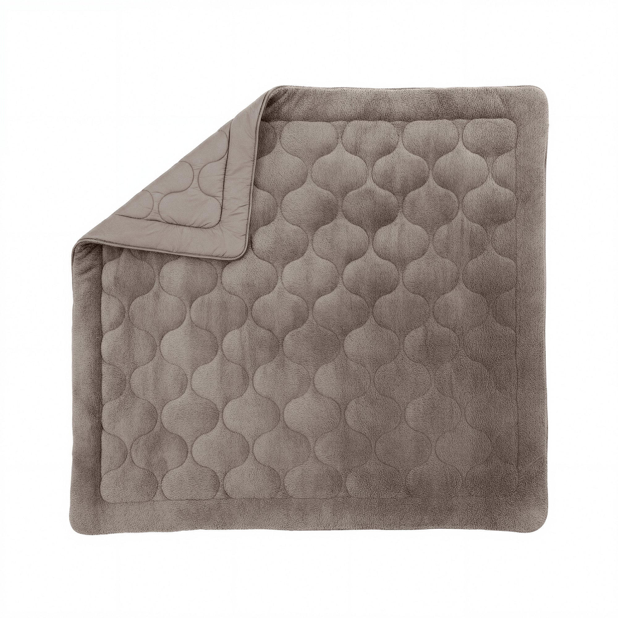 Sleeptime Lazy Dekbed Teddy Taupe/Grijs - Voor het hele jaar + Slopen