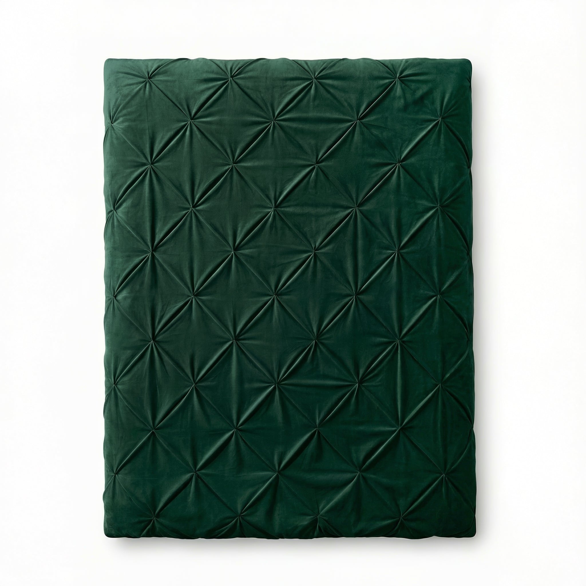Sleeptime Lazy Velvet Pintuck Dekbed - Groen - Voor het hele jaar