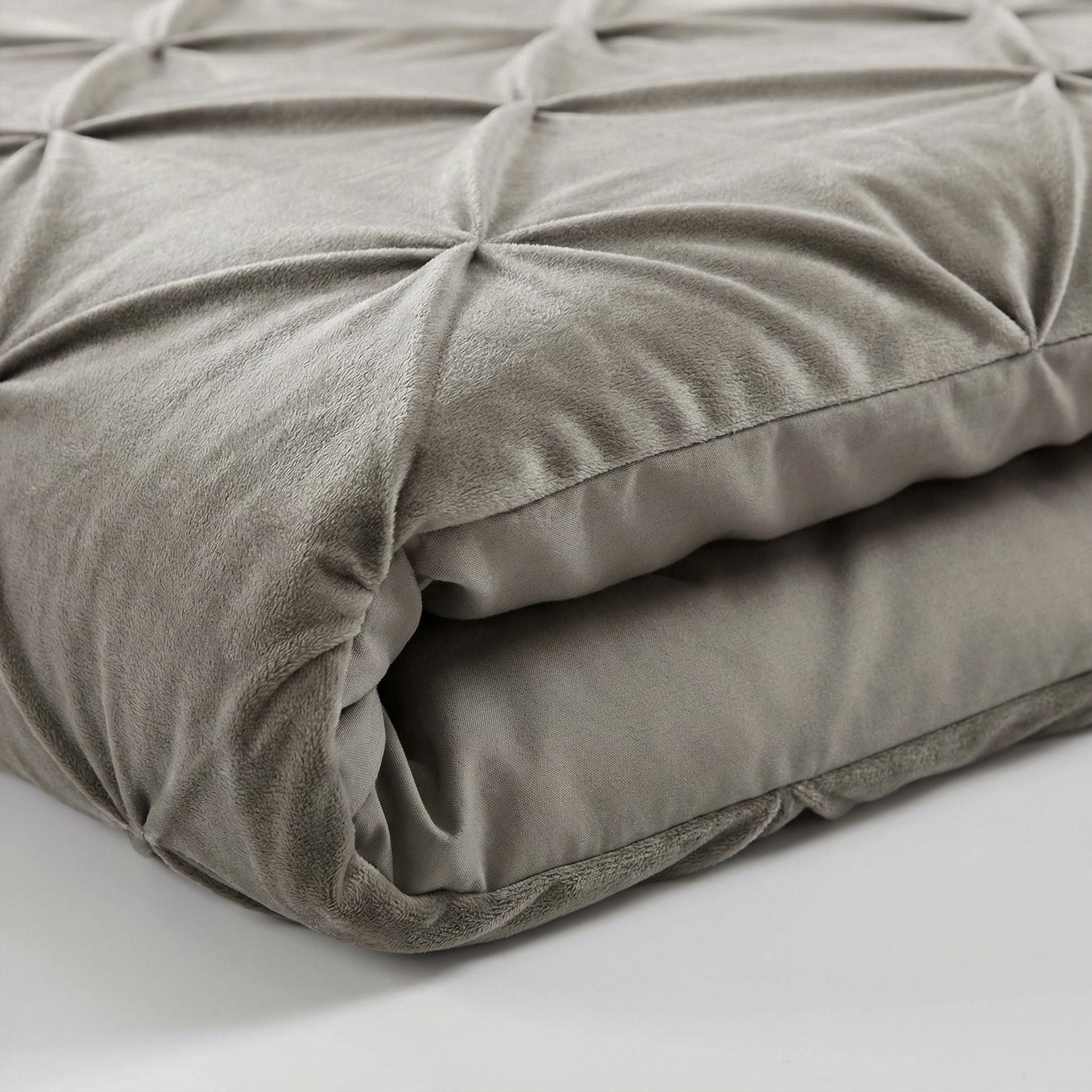 Sleeptime Lazy Velvet Pintuck Dekbed - Zand - Voor het hele jaar