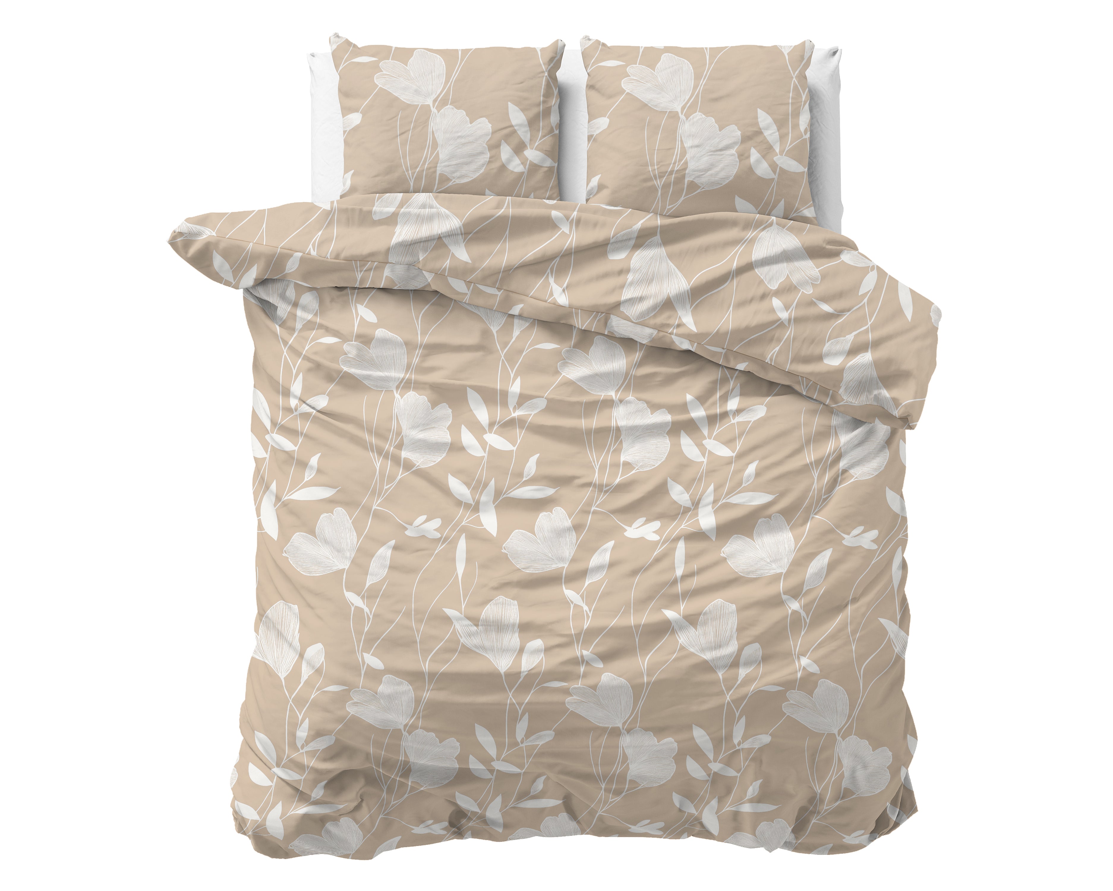 Spring Zand/Beige Dekbedovertrek