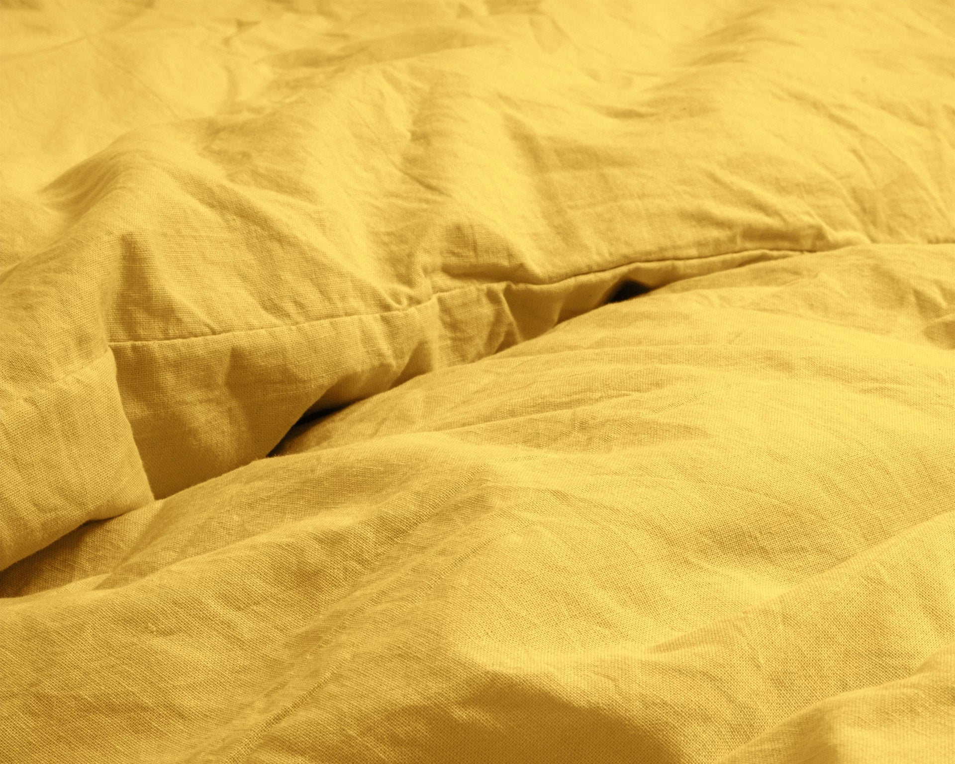 Stonewashed Mustard Duvet Cover