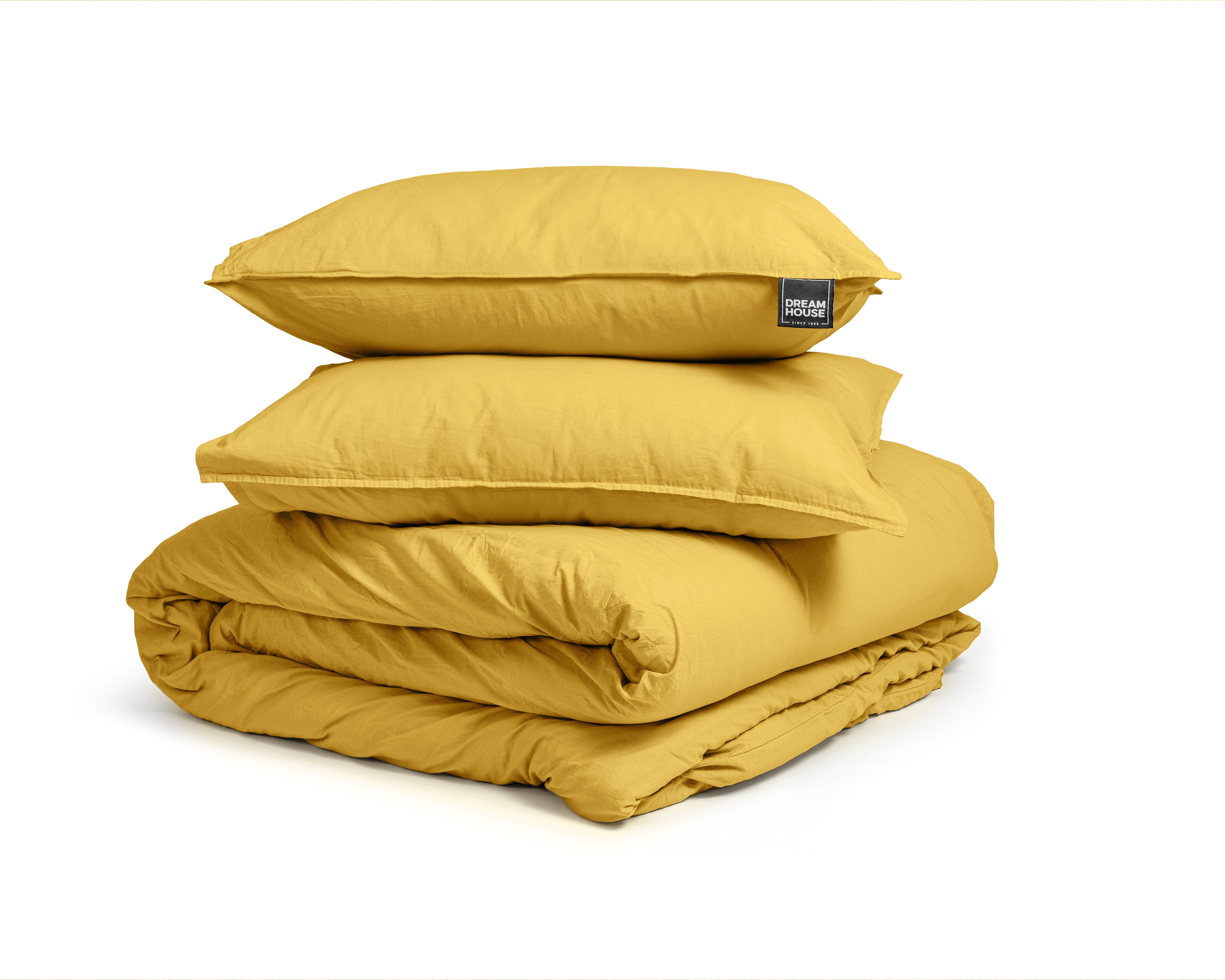 Stonewashed Mustard Duvet Cover