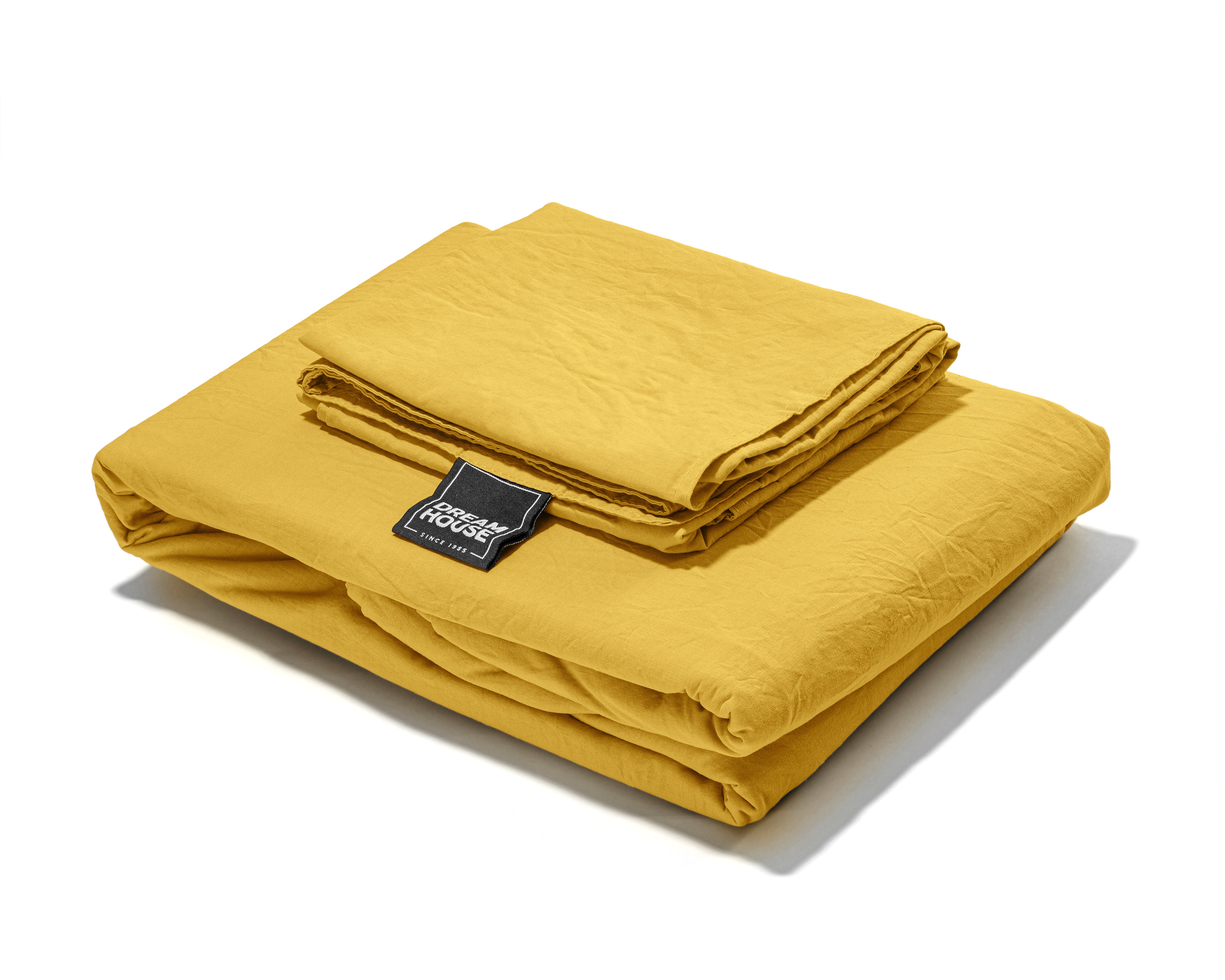 Stonewashed Mustard Duvet Cover