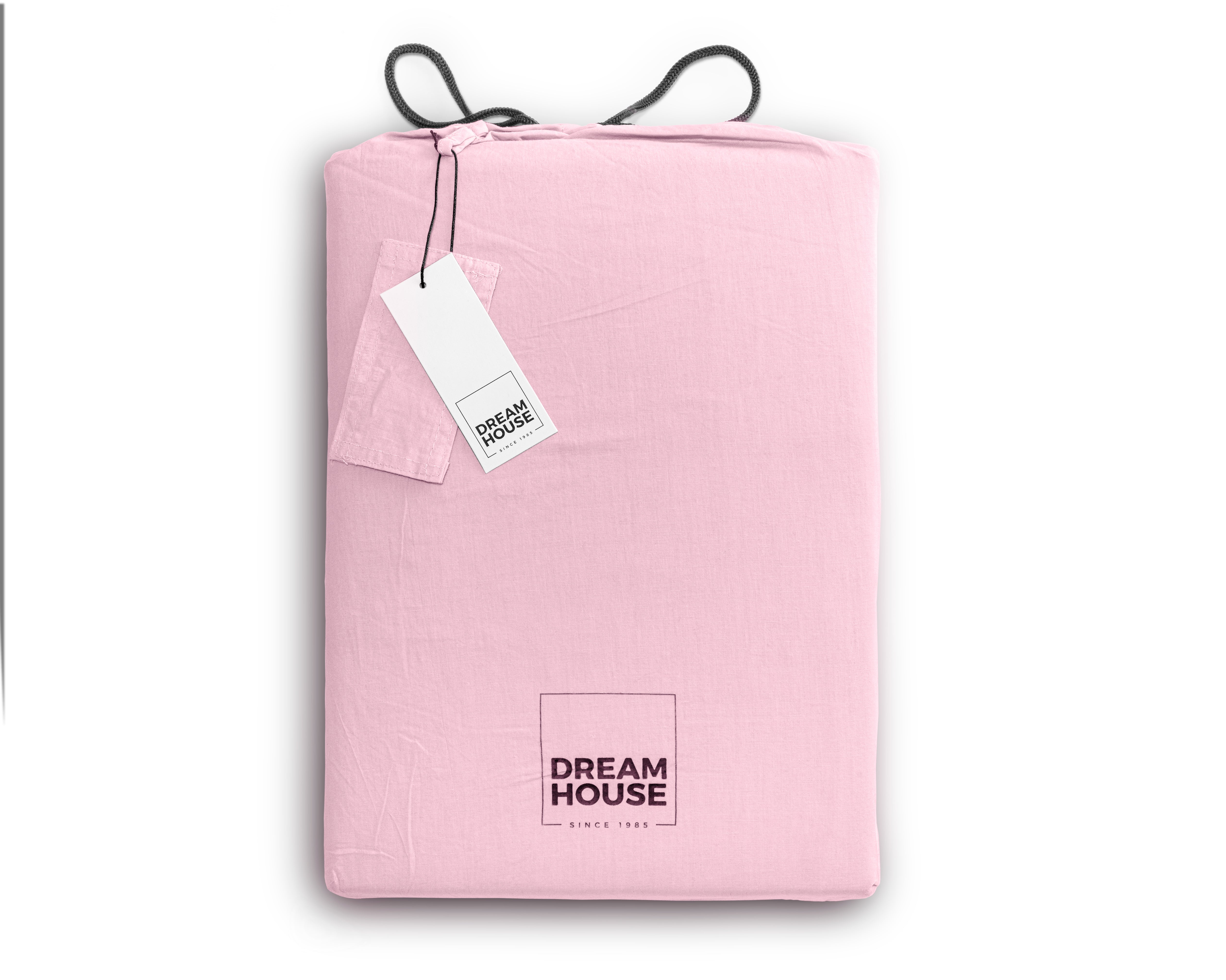 Stone washed pink duvet cover