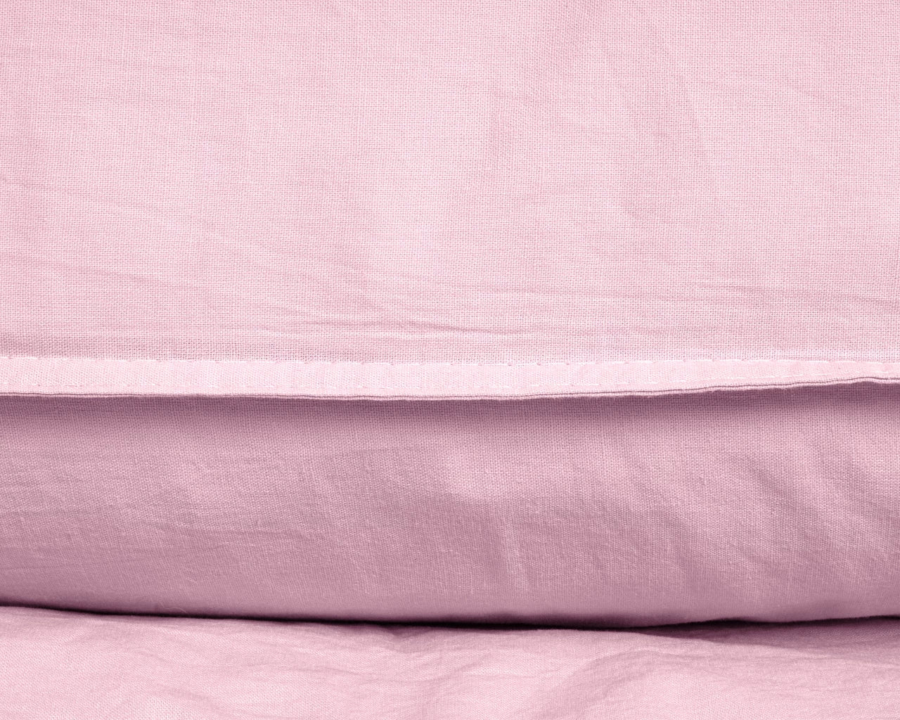 Stone washed pink duvet cover