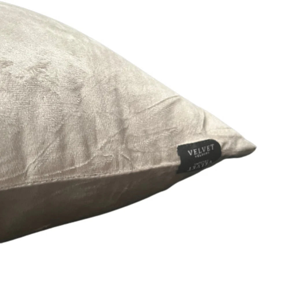 Taupe Gray Velvet Body Pillowcase – Ultra Soft, Allergy Friendly and Easy to Maintain