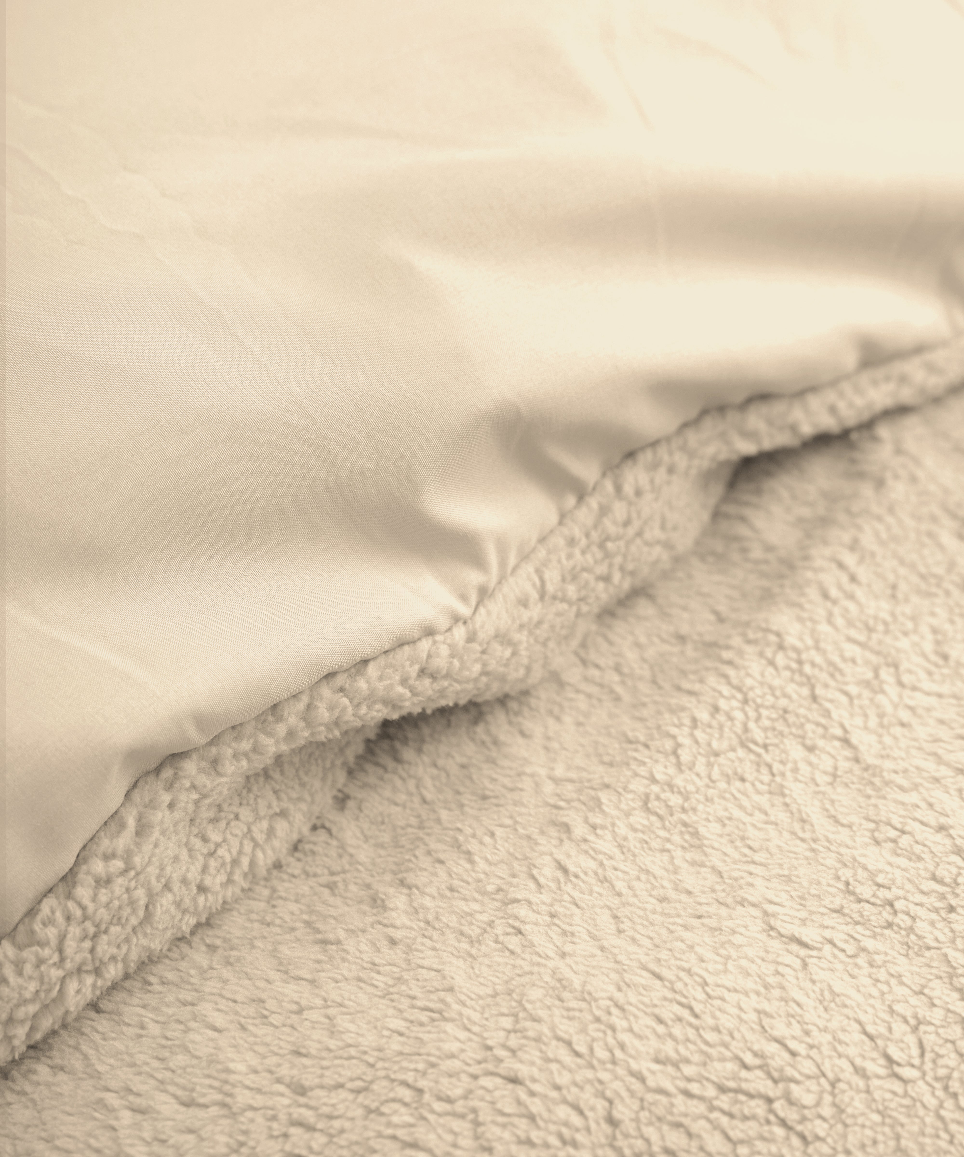 Teddy Dekbedovertrek Taupe - Knuffelende nachtrust - Zacht en warm - Warm en luxe gevoel