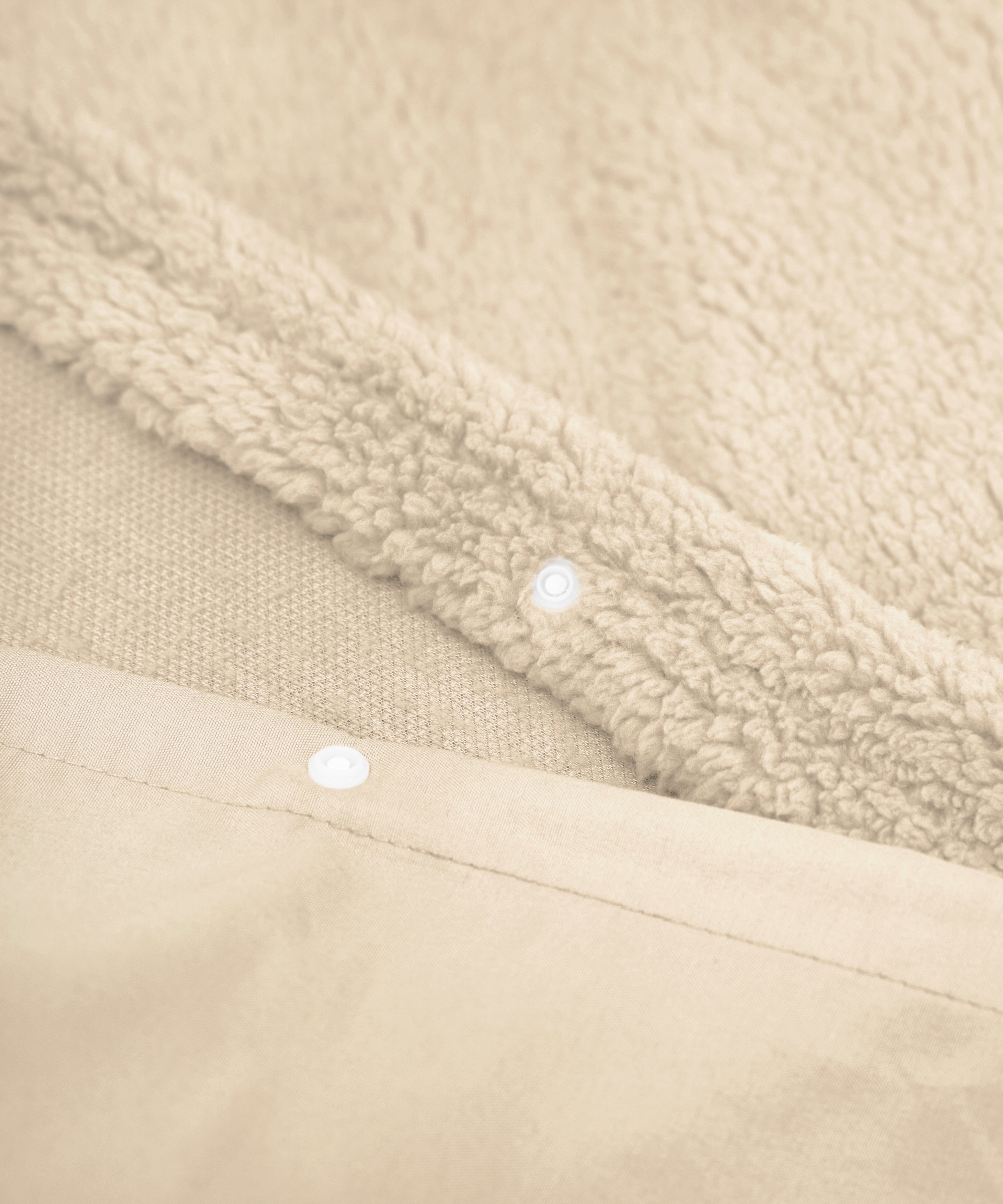 Teddy Dekbedovertrek Taupe - Knuffelende nachtrust - Zacht en warm - Warm en luxe gevoel
