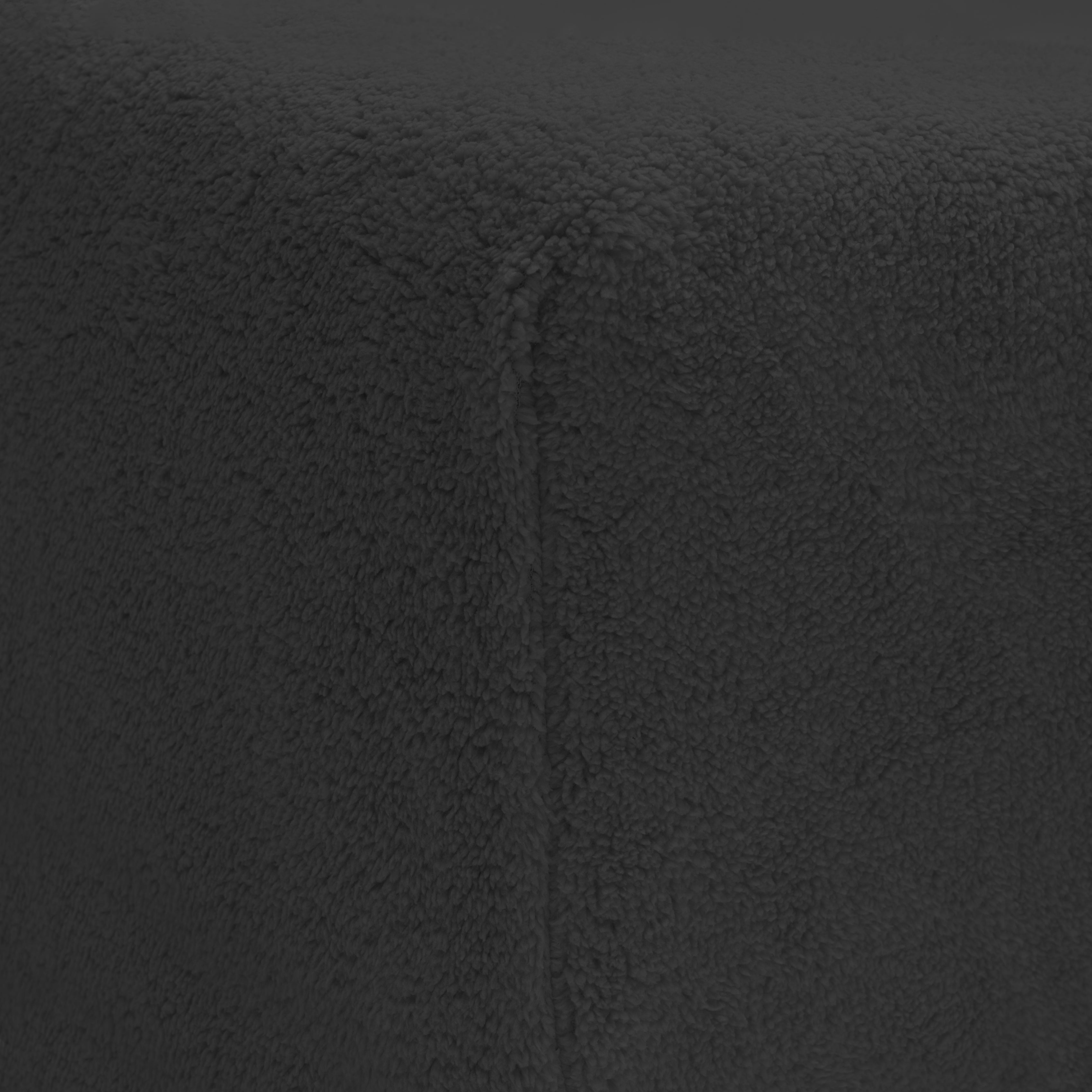 Teddy hoeslaken Antraciet - Cozy - Heerlijk zacht - 100% Teddy