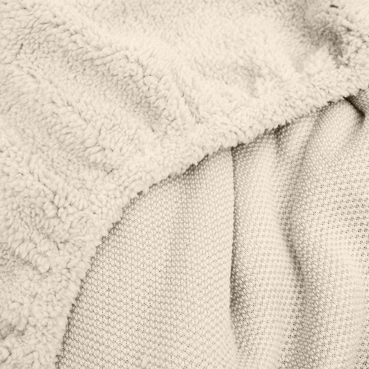 Teddy hoeslaken Creme - Cozy - Heerlijk zacht - 100% Teddy