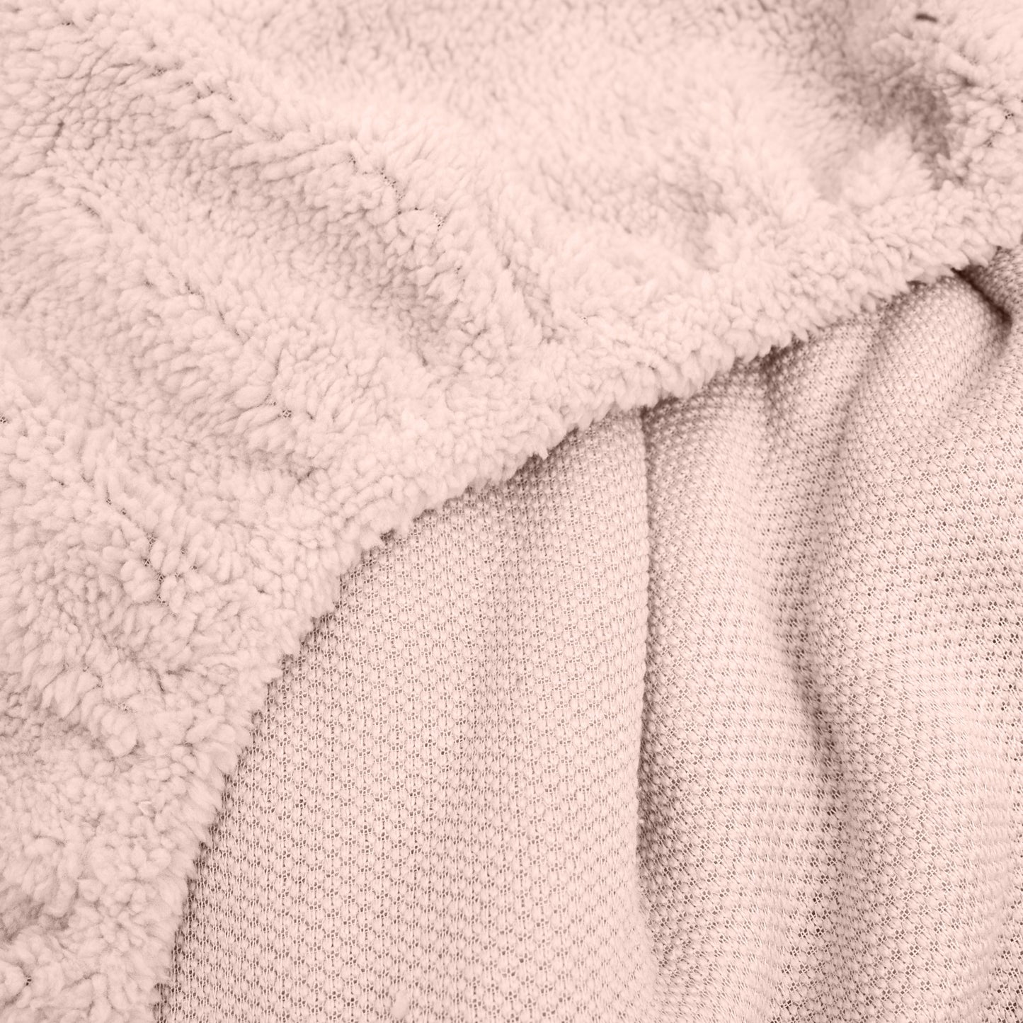 Teddy hoeslaken Roze - Cozy - Heerlijk zacht - 100% Teddy