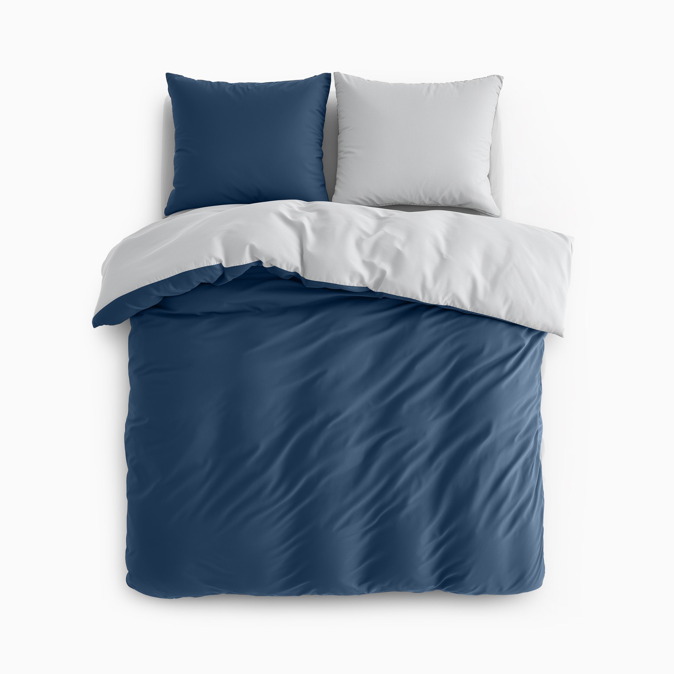 Twin Face Dekbedovertrek Navy/Wit